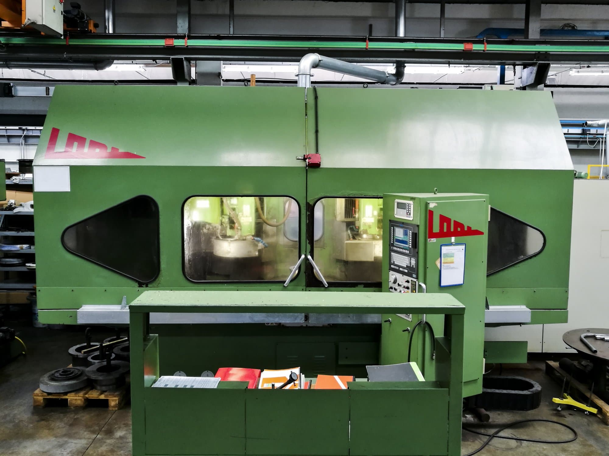 Lodi RTR S800 CNC Mašinos vaizdas iš priekio