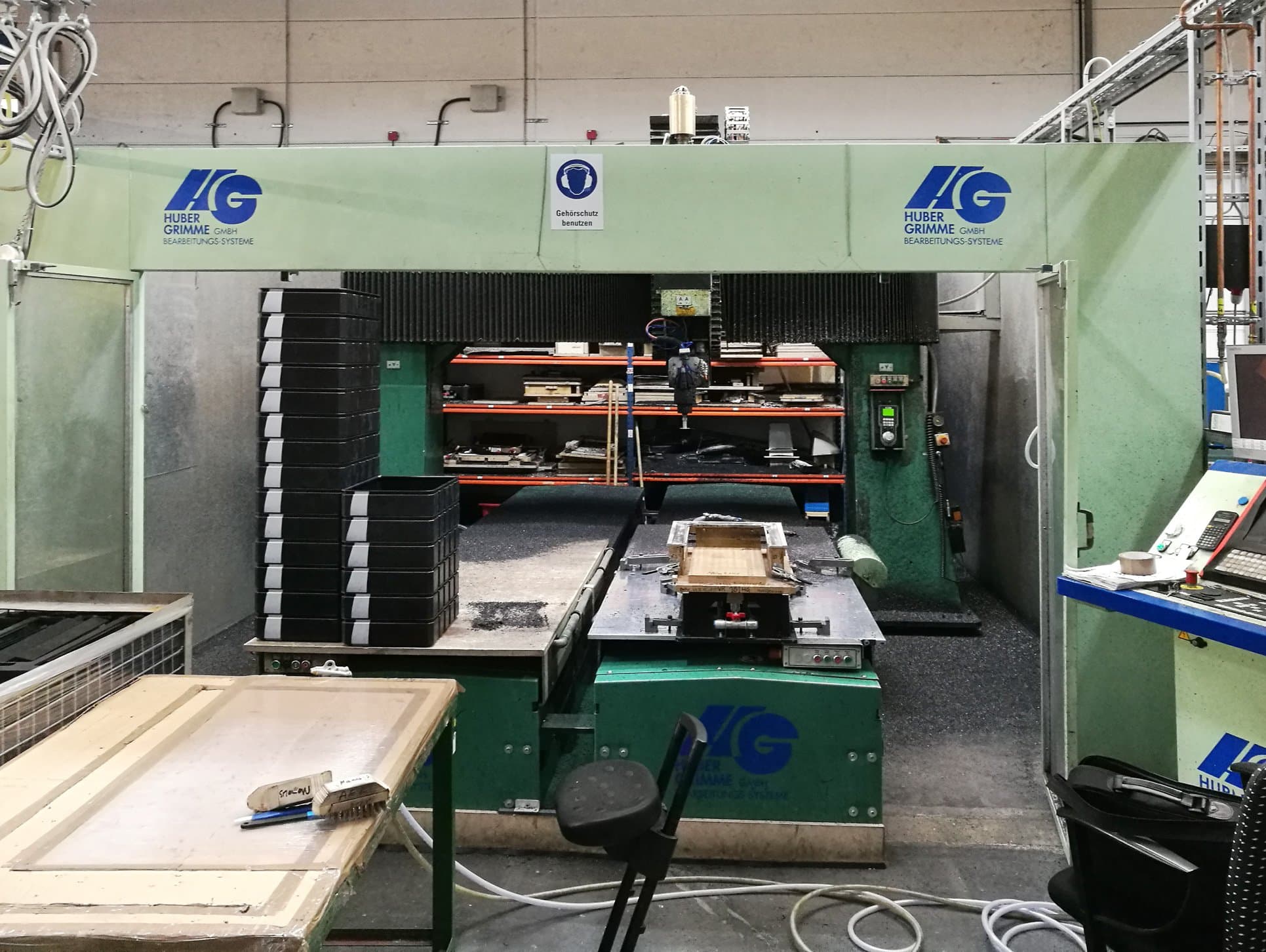 Huber&Grimme HG3000T Mašinos vaizdas iš priekio