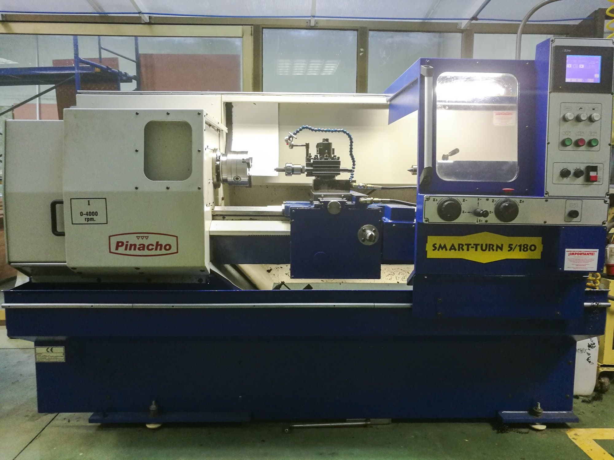 Pinacho Smart-Turn 5/180 Mašinos vaizdas iš priekio