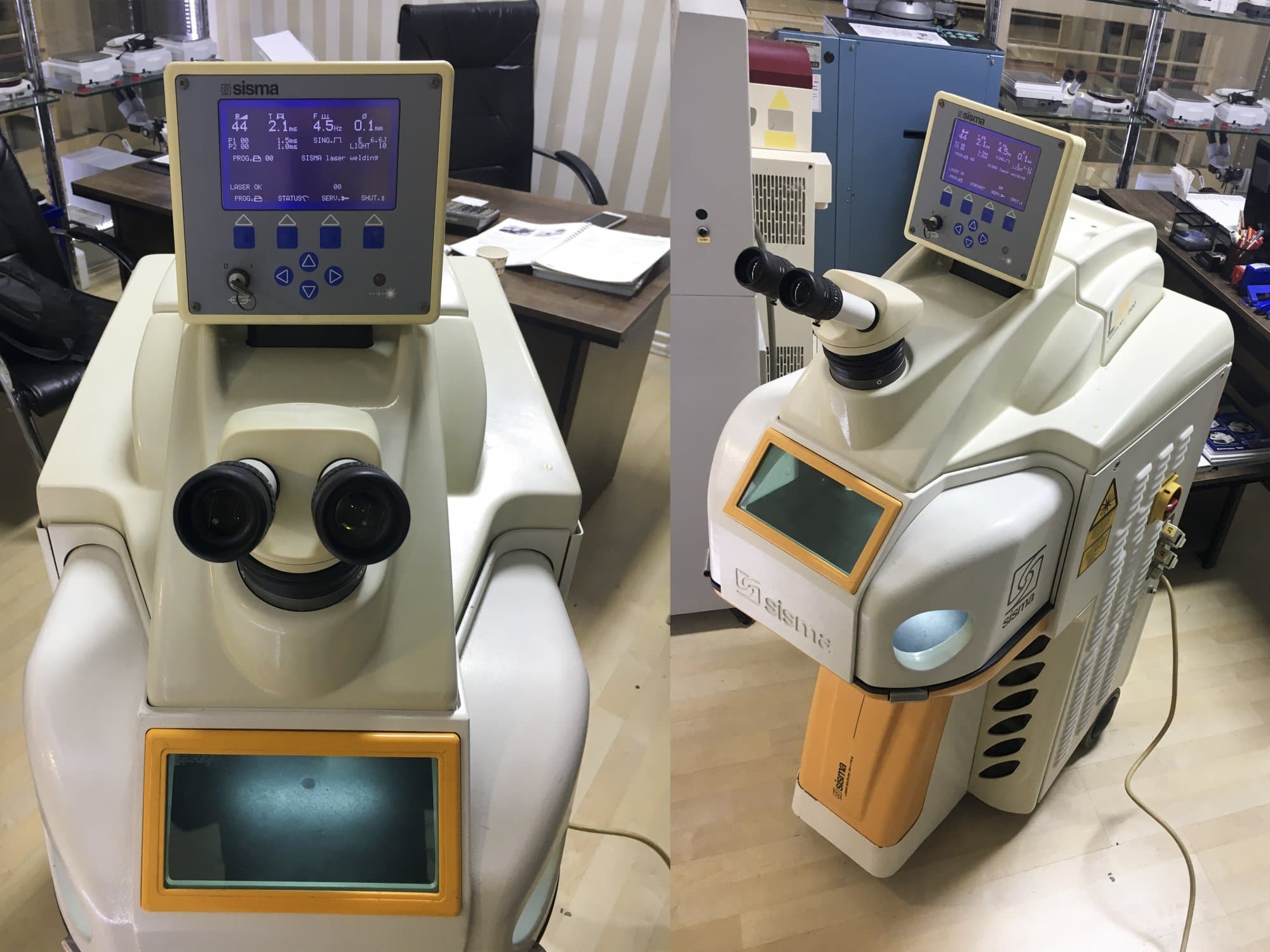 Sisma LM 500 Mašinos vaizdas iš priekio