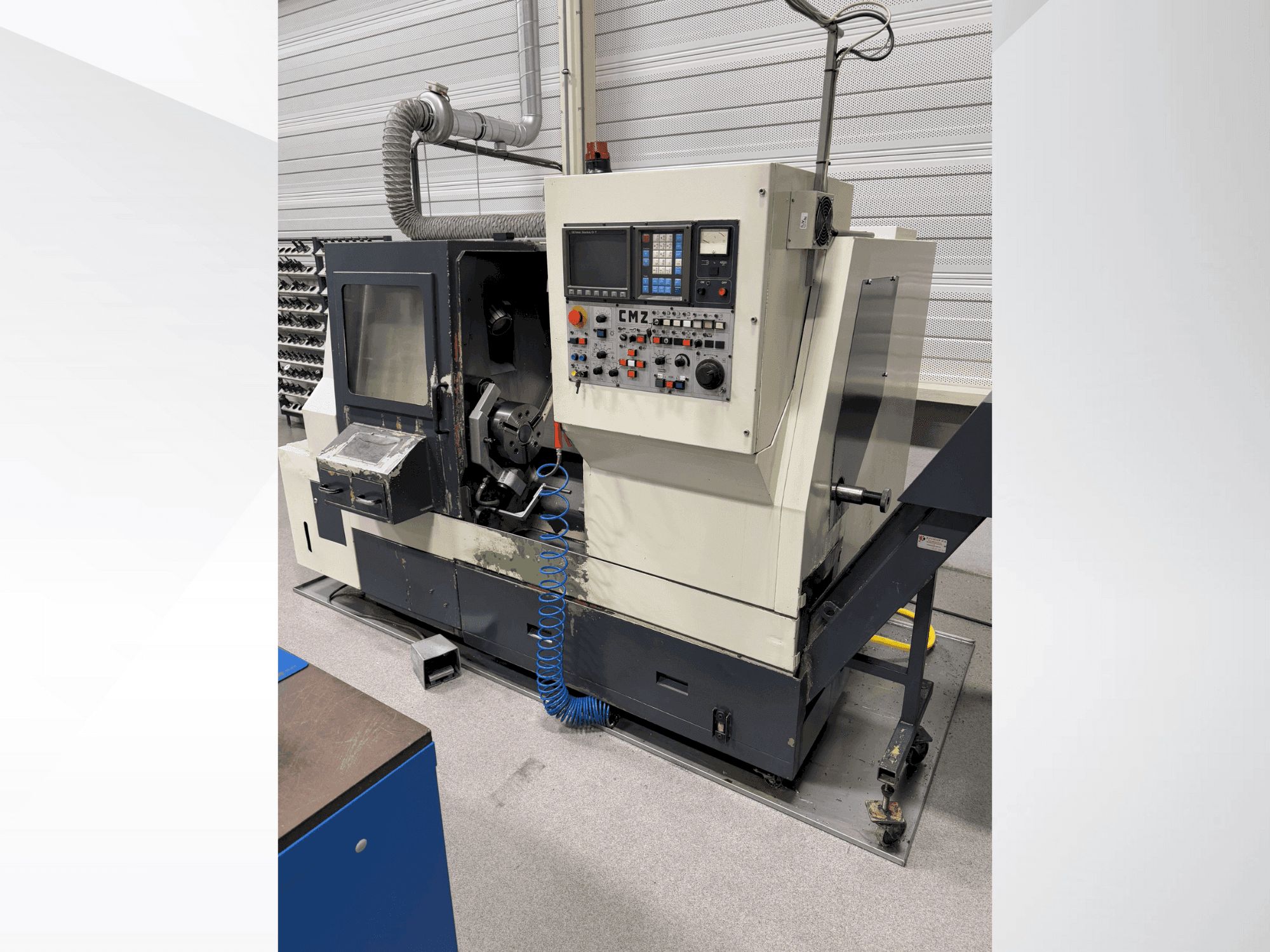 CMZ TB1 480 A Mašinos vaizdas iš priekio