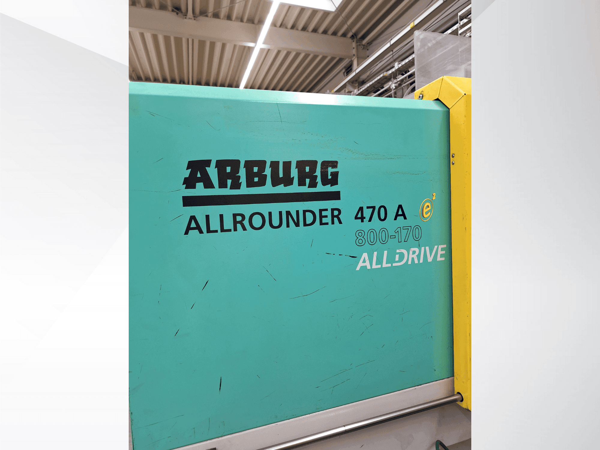 Arburg 470 A 800-170 Mašinos vaizdas iš priekio