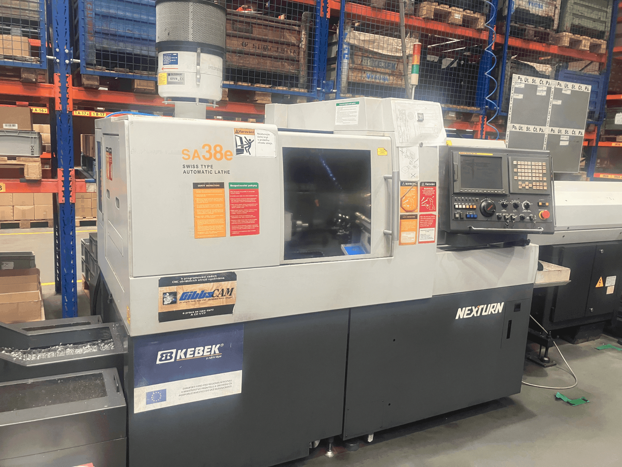 Nexturn SA-38e Mašinos vaizdas iš priekio