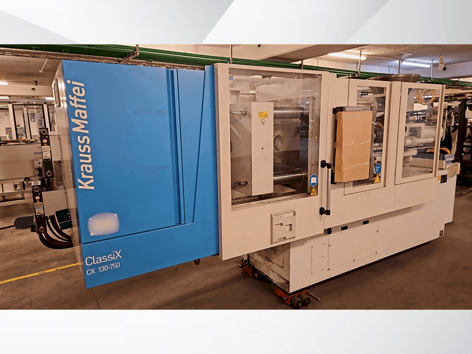 Krauss Maffei 130-750 CX Mašinos vaizdas iš priekio