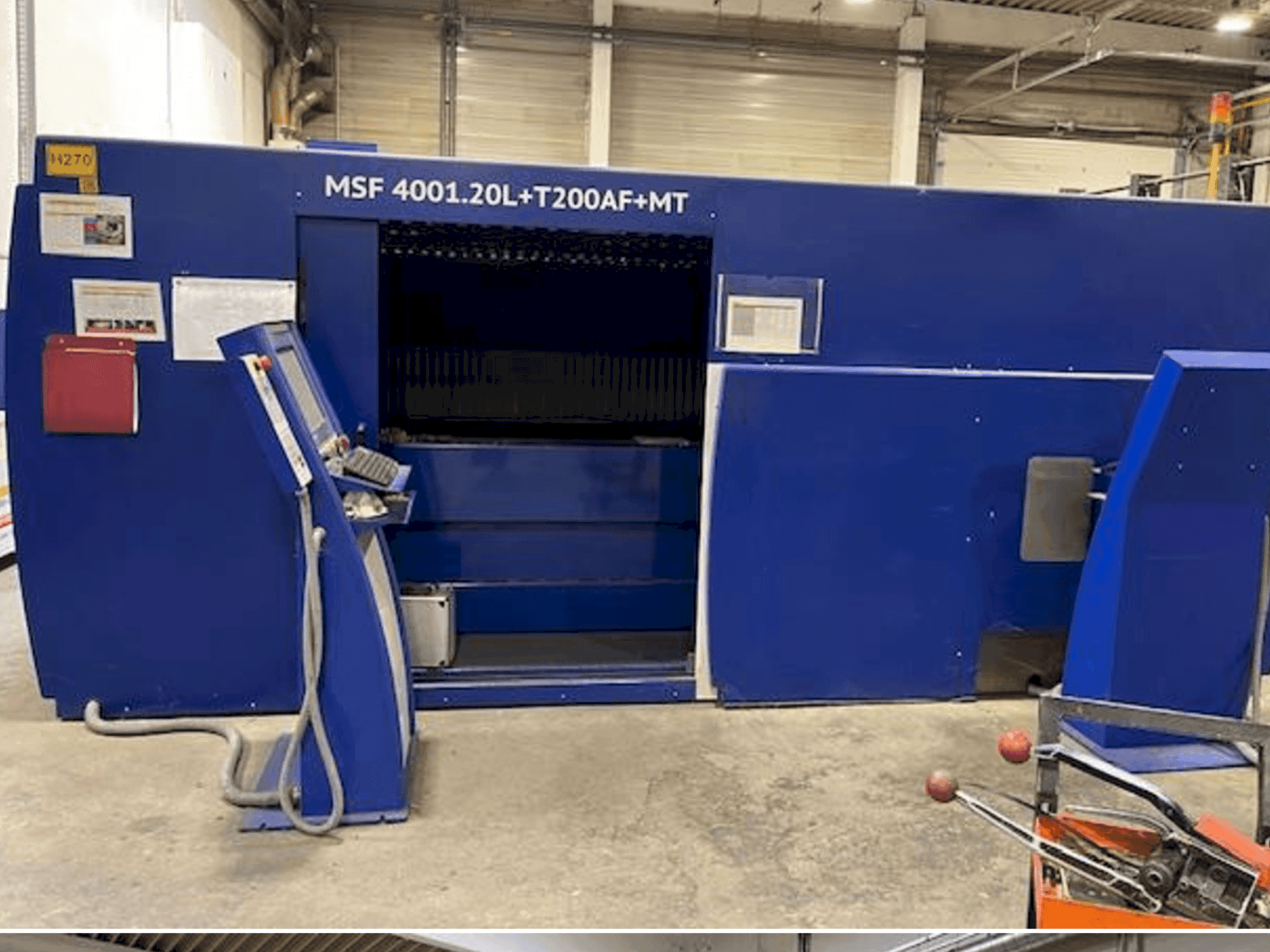 MicroStep Fiber MSF 4001.20L Mašinos vaizdas iš priekio