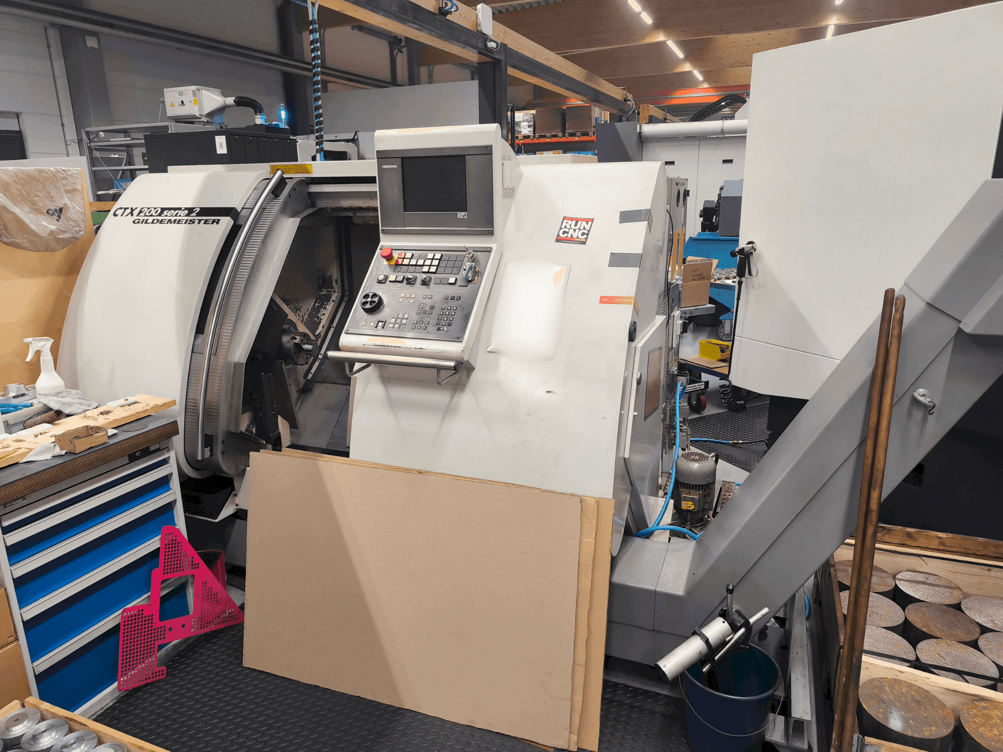 Gildemeister CTX 200 Serie 2 Mašinos vaizdas iš priekio