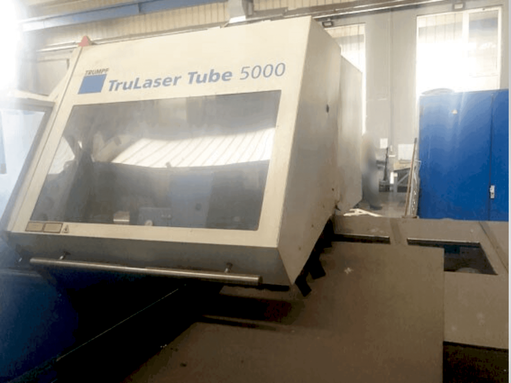 TRUMPF tru laser tube 5000 Mašinos vaizdas iš priekio