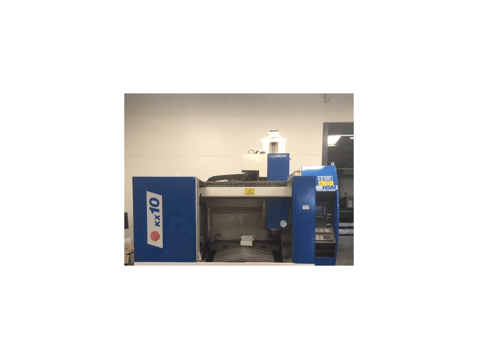 Huron KX 10 Mašinos vaizdas iš priekio