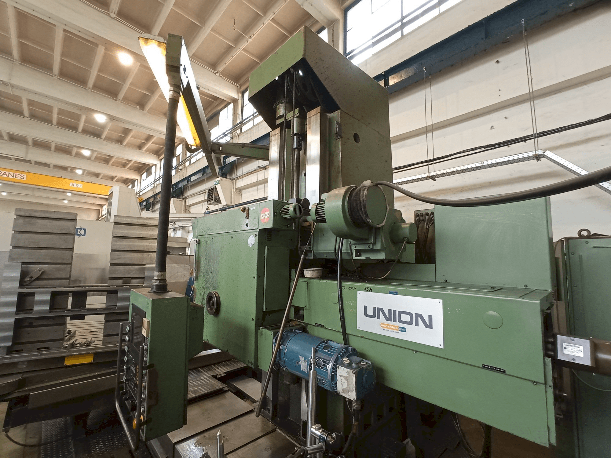 Union BFT 110 Mašinos vaizdas iš priekio