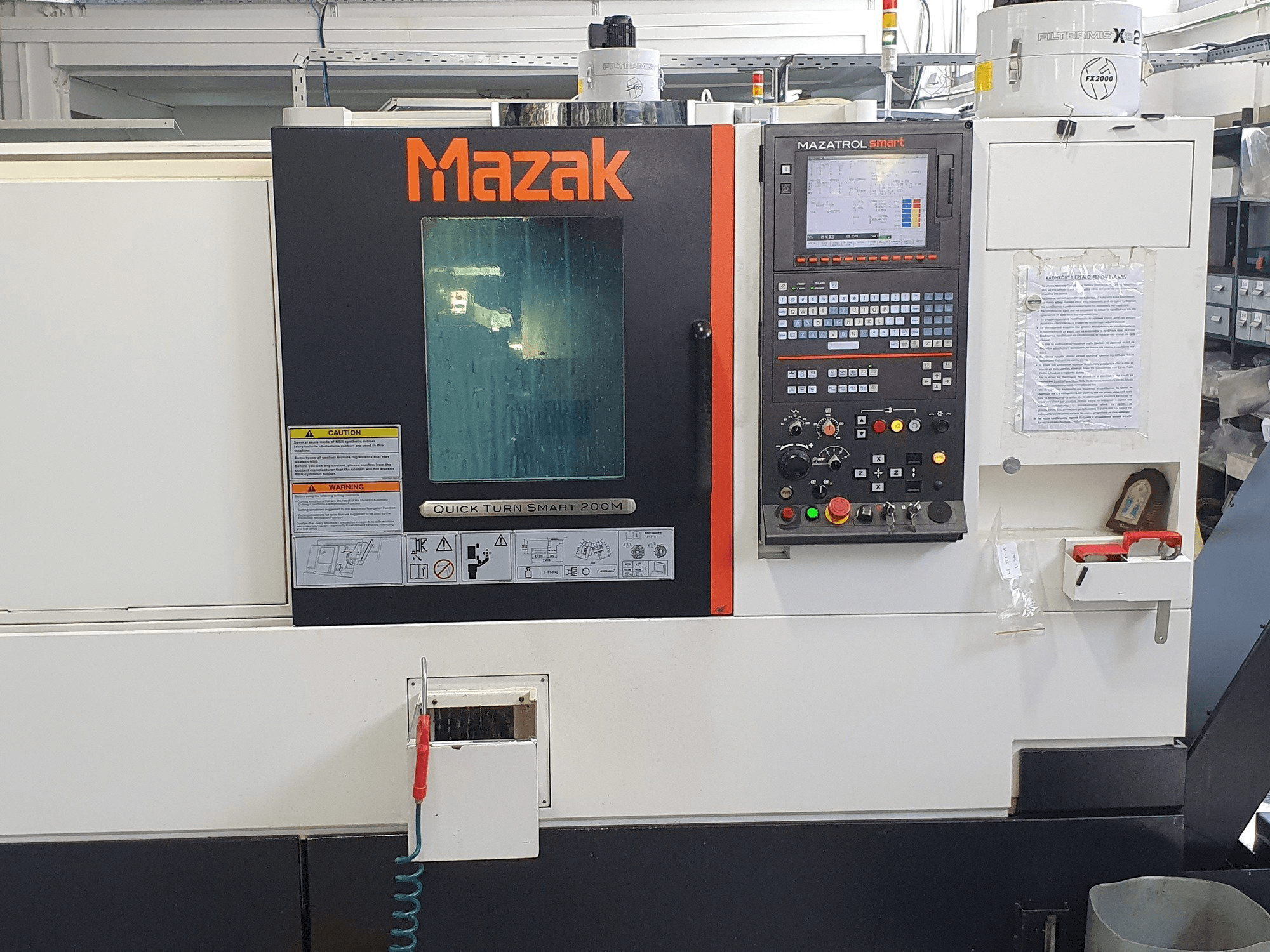 Mazak QTS200M Mašinos vaizdas iš priekio