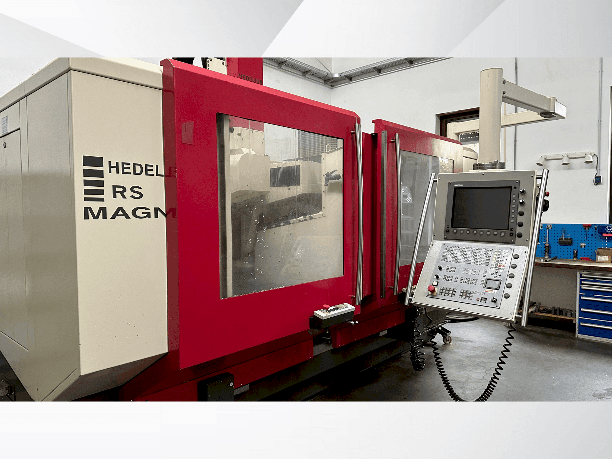 HEDELIUS RS60KM-2000 Mašinos vaizdas iš priekio