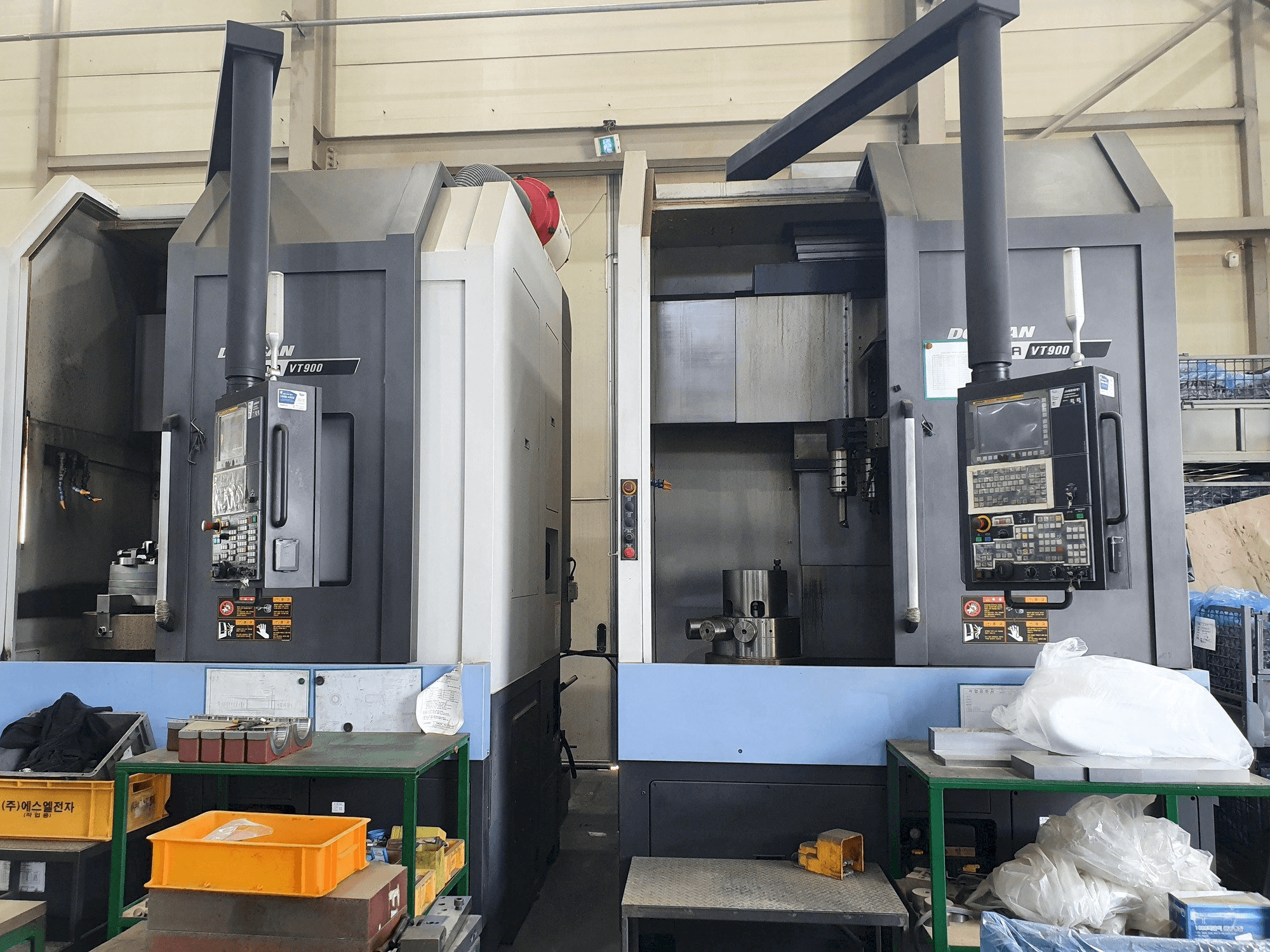 Doosan PUMA VT900 Mašinos vaizdas iš priekio