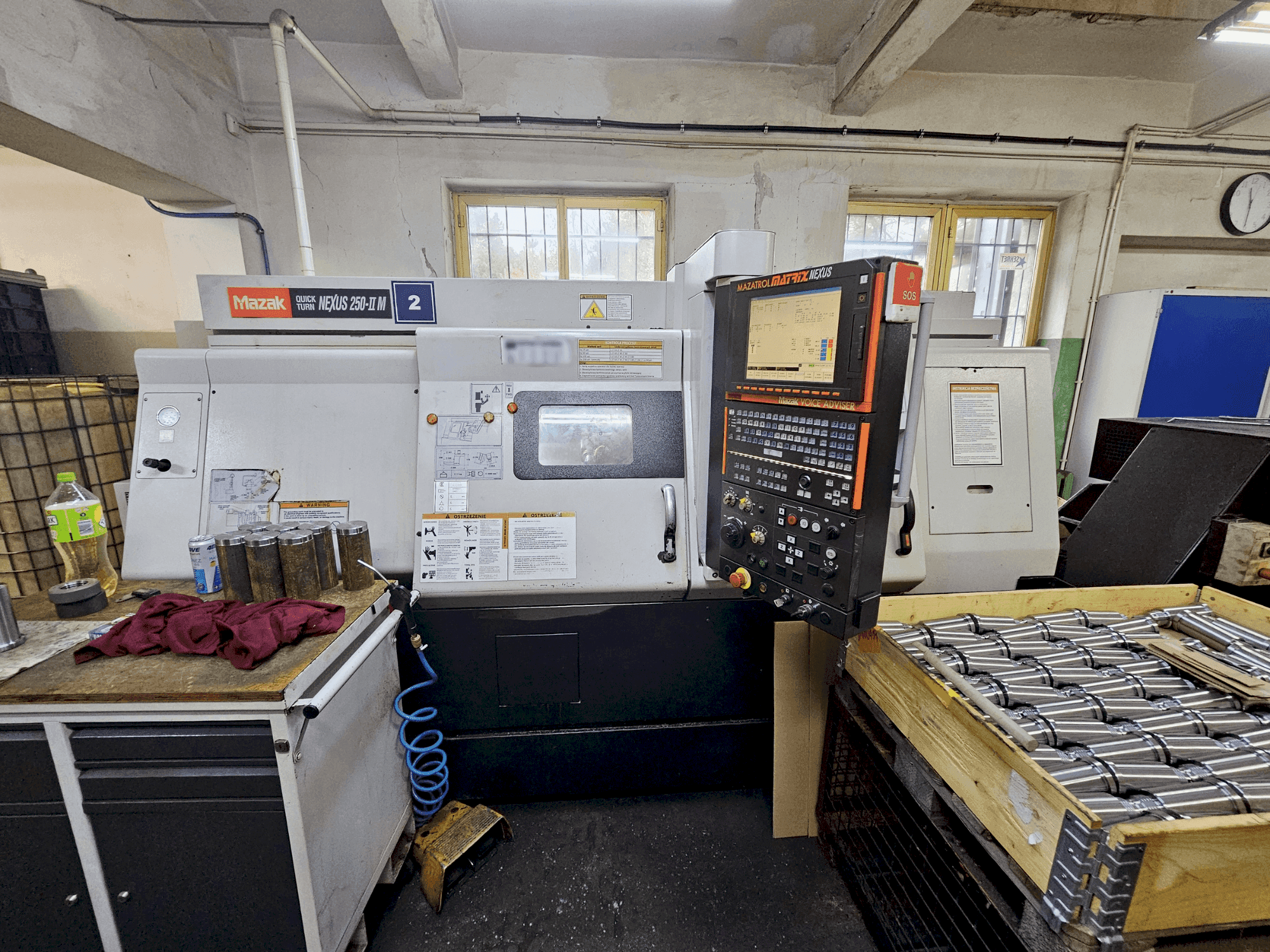 Mazak QUICKTURN NEXUS 250-II M Mašinos vaizdas iš priekio