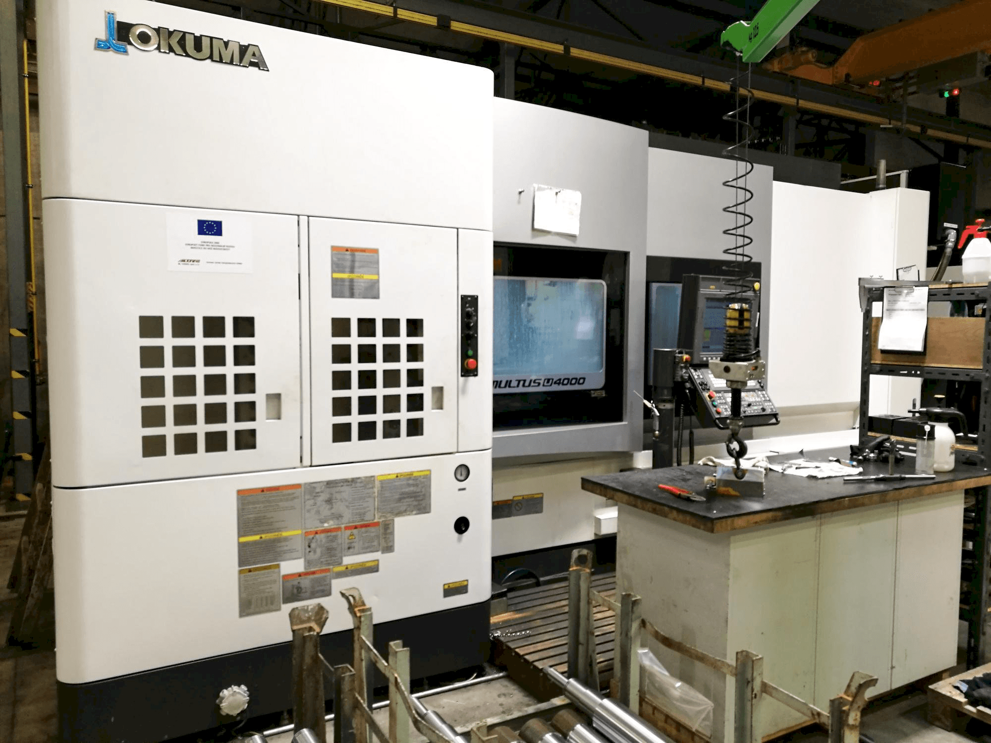 Okuma Multus U4000 1SC-2000 Mašinos vaizdas iš priekio