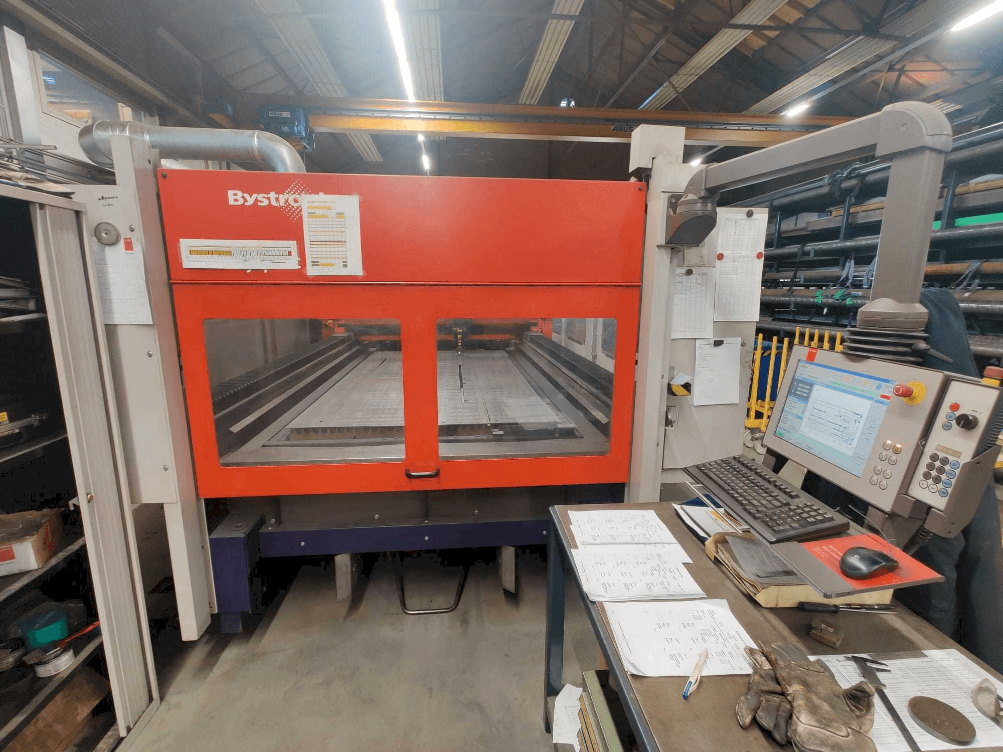 Bystronic Bysprint 3015 Mašinos vaizdas iš priekio
