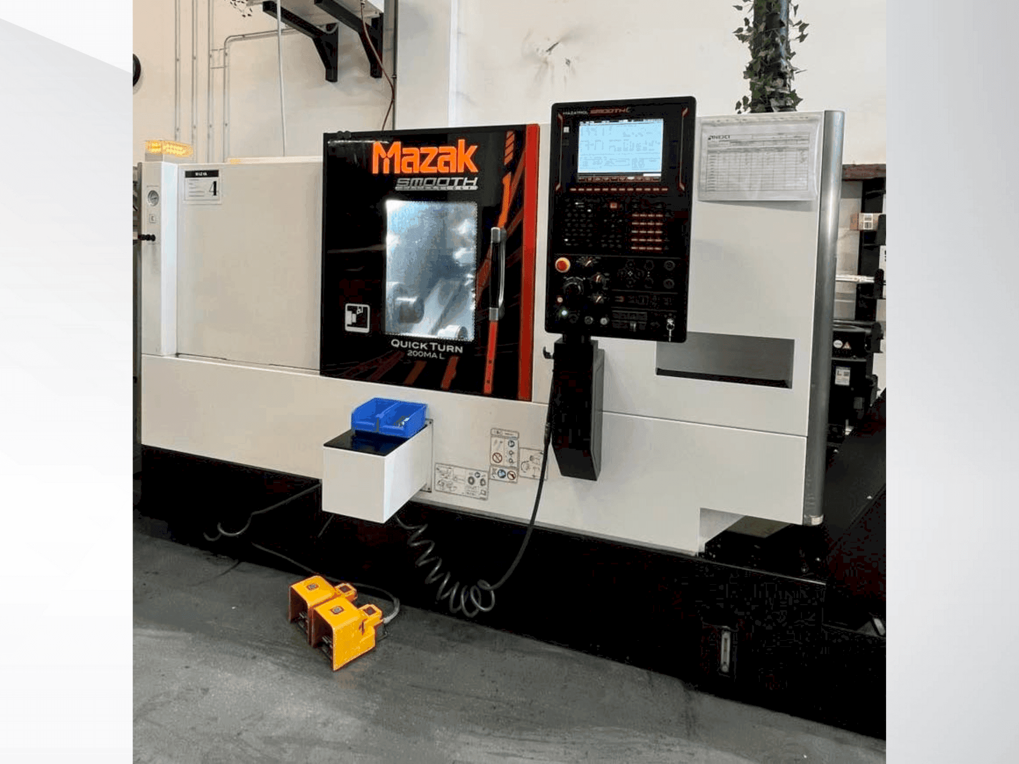 Mazak Quick Turn 200MA L Mašinos vaizdas iš priekio