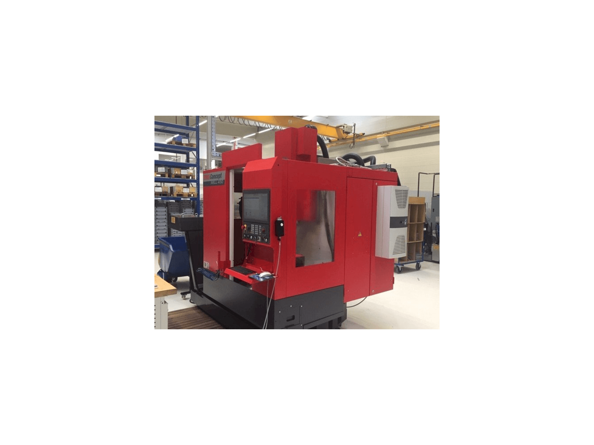 EMCO Concept Mill 450 Mašinos vaizdas iš priekio