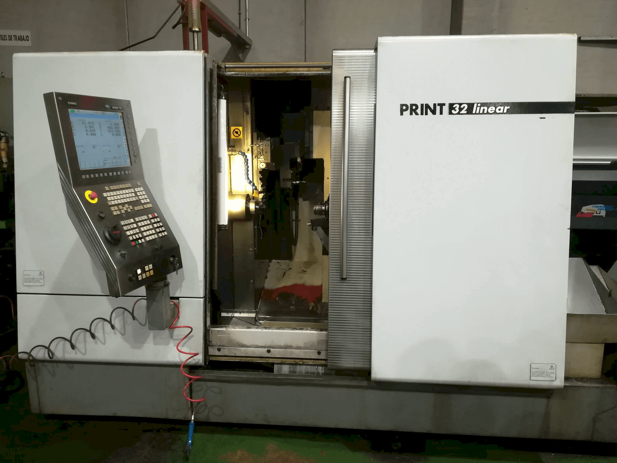 Gildemeister Sprint 32 linear Mašinos vaizdas iš priekio