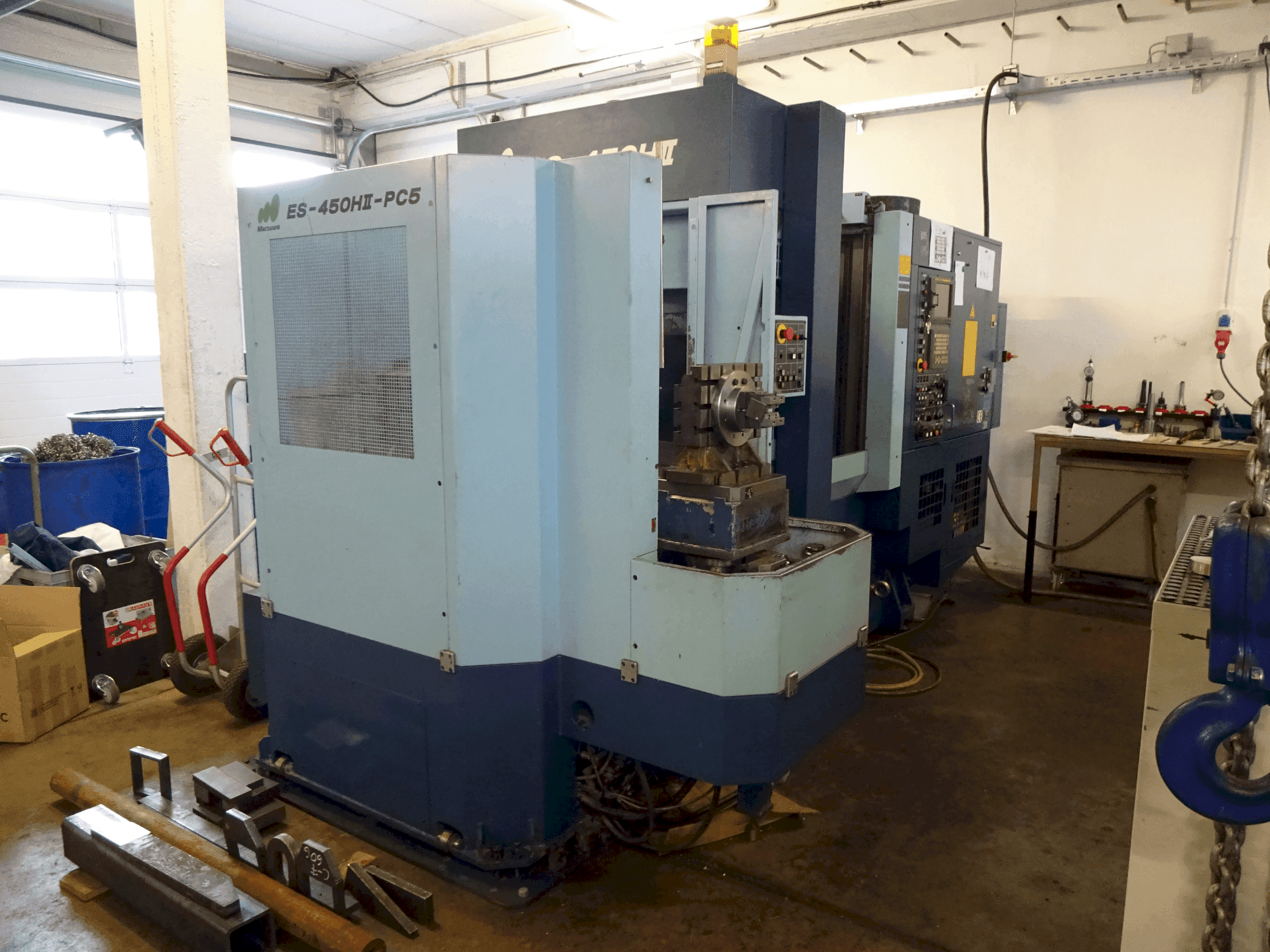 Matsuura ES-450HII PC5 Mašinos vaizdas iš priekio