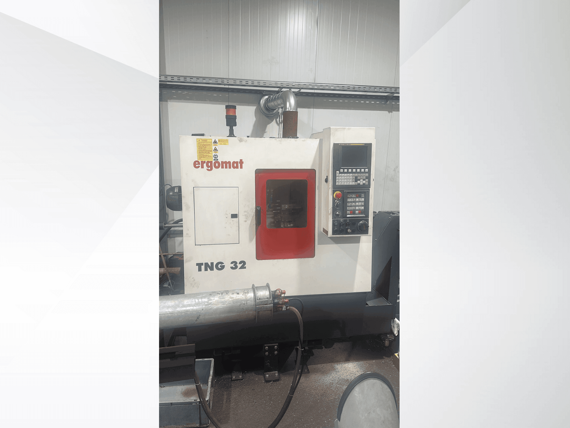 ERGOMAT TNG 32 Mašinos vaizdas iš priekio