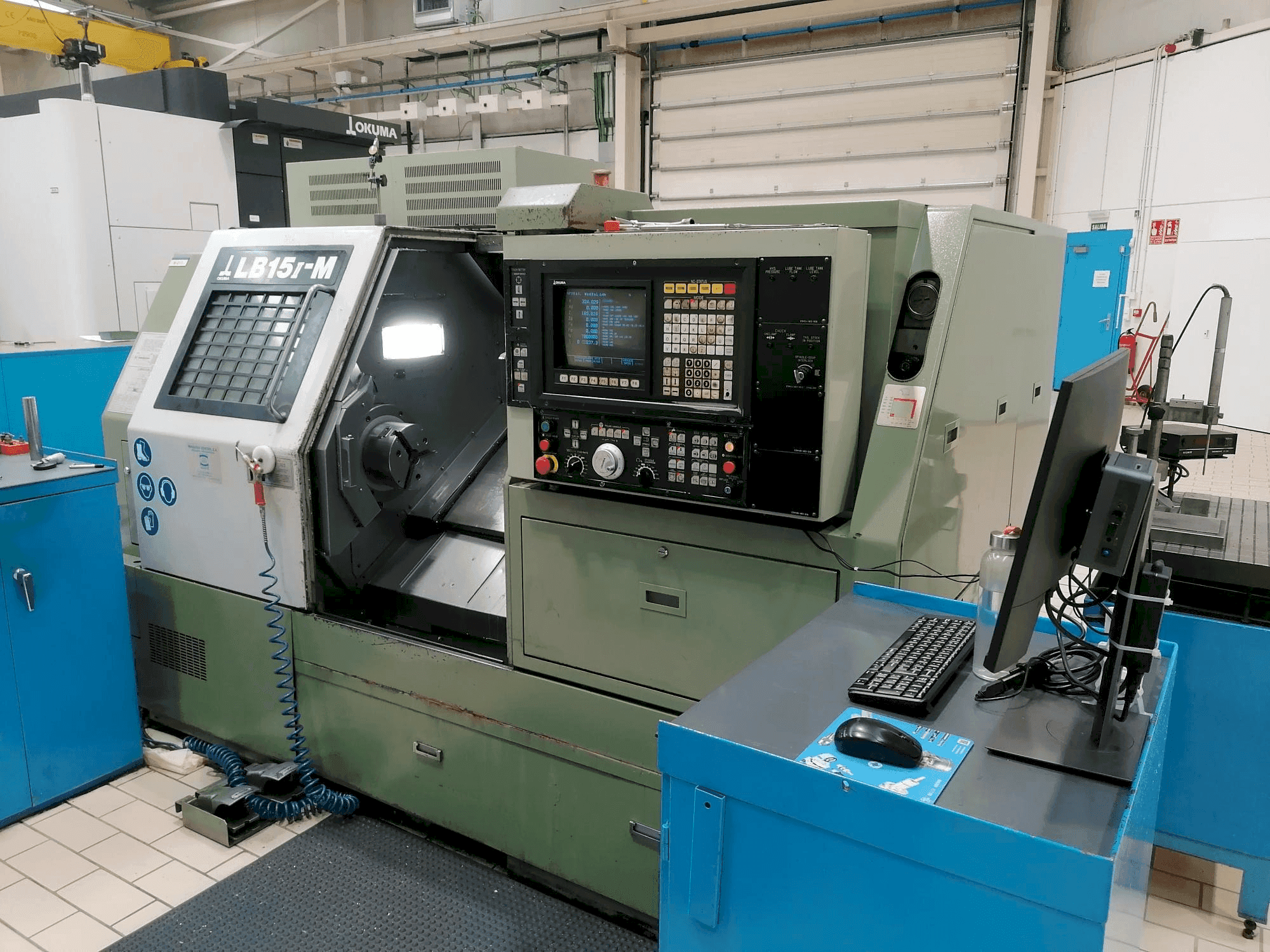 Okuma LB15-M Mašinos vaizdas iš priekio