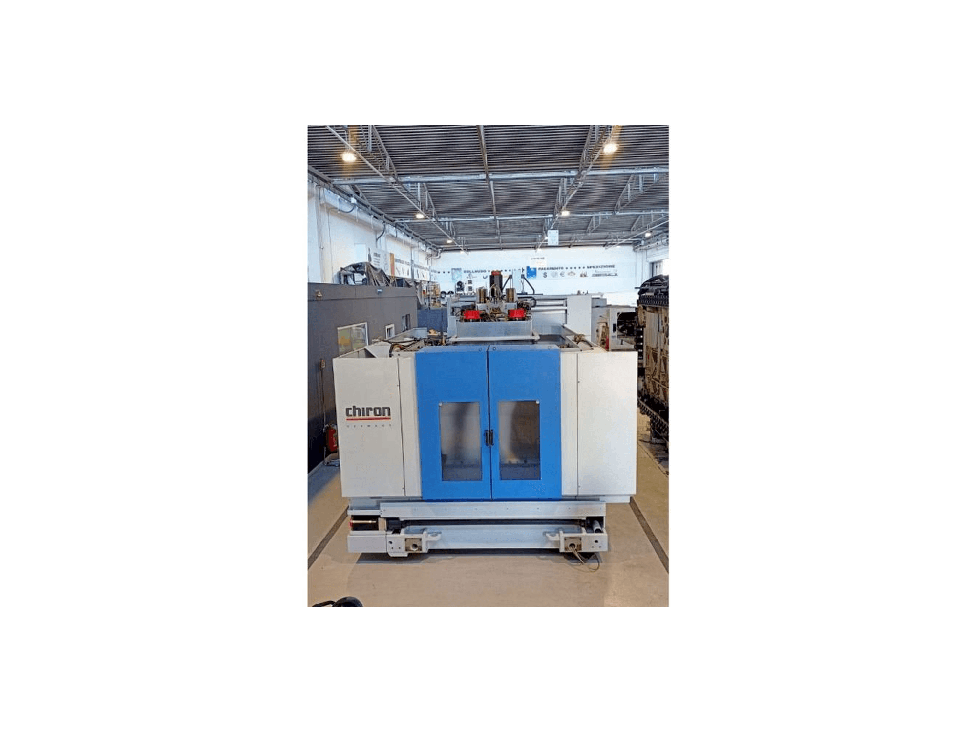 CHIRON DZ24 WM HS Mašinos vaizdas iš priekio