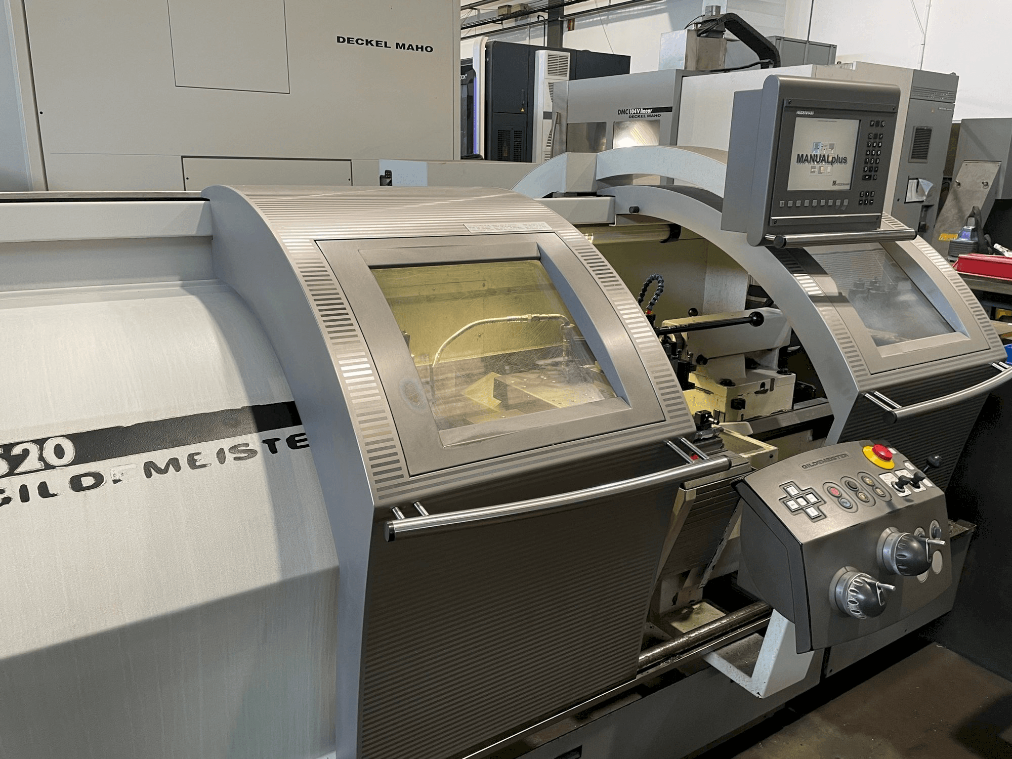 Gildemeister NEF 520 Mašinos vaizdas iš priekio