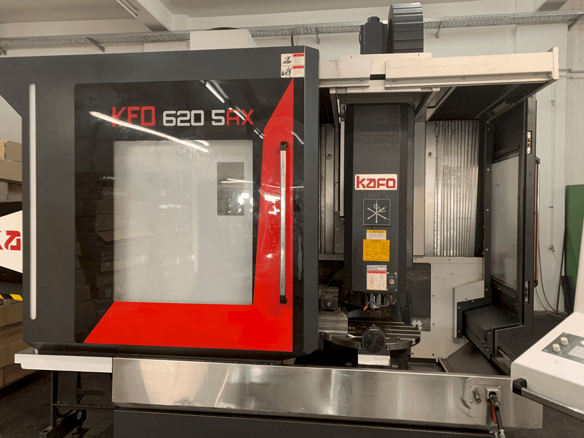 KAFO KFO 620 5AX Mašinos vaizdas iš priekio