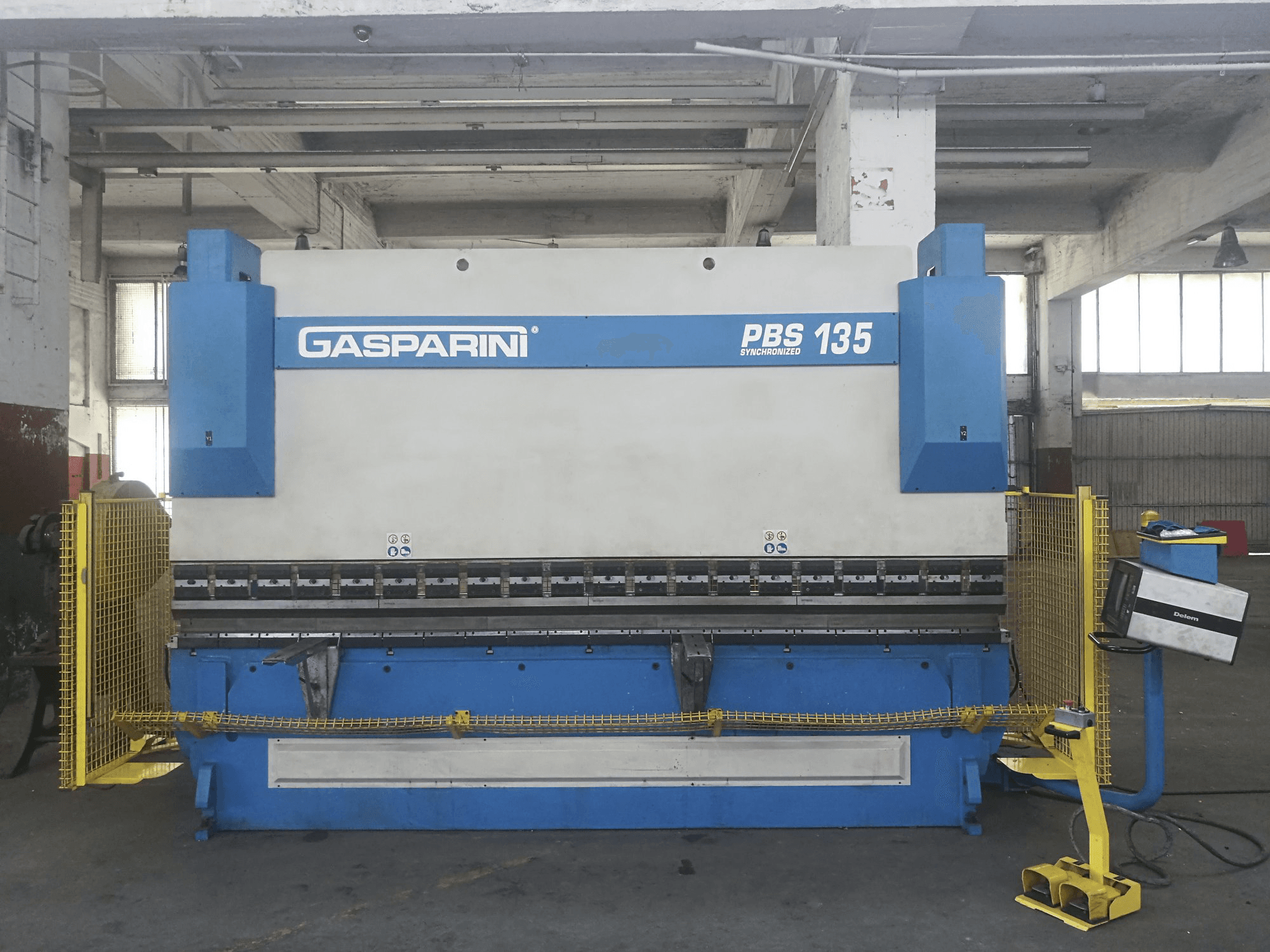 Gasparini PBS 135/4000 Mašinos vaizdas iš priekio