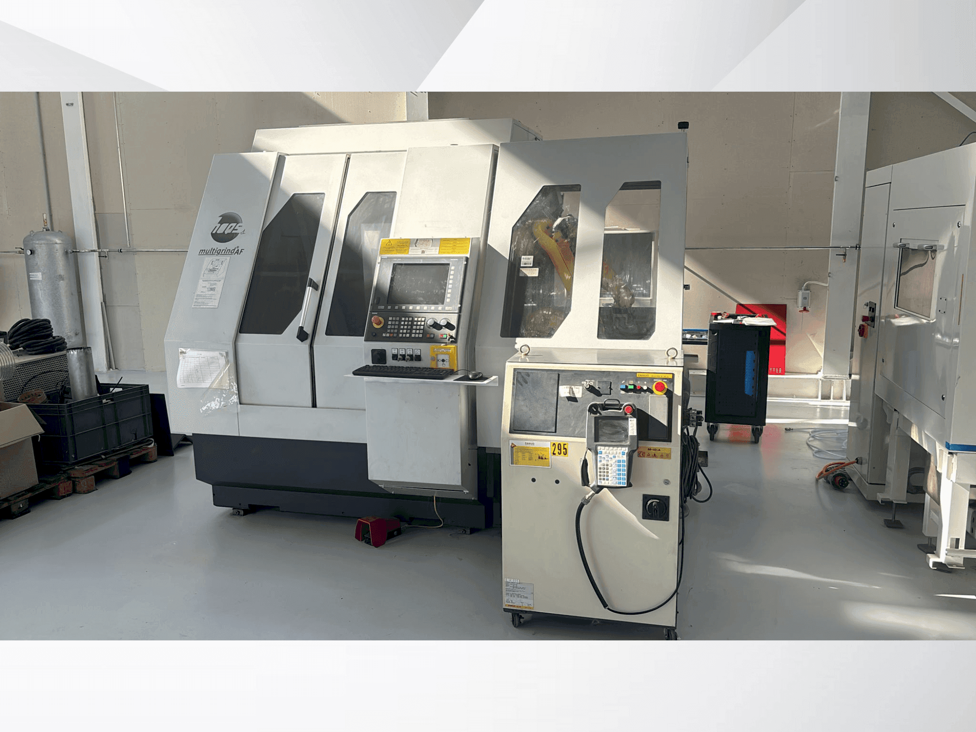HAAS Multigrind AF/SL Mašinos vaizdas iš priekio
