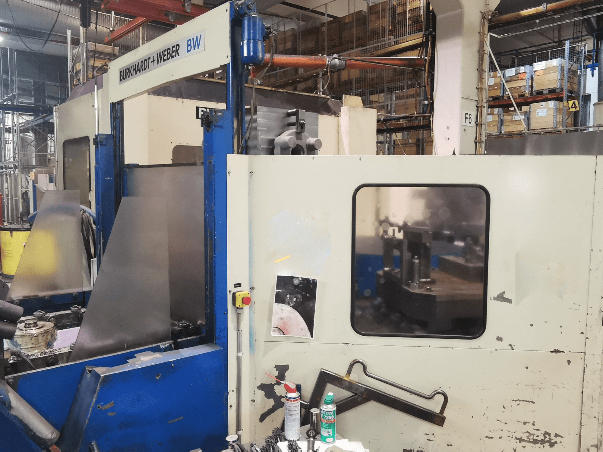 Burkhardt-Weber MC80 Mašinos vaizdas iš priekio