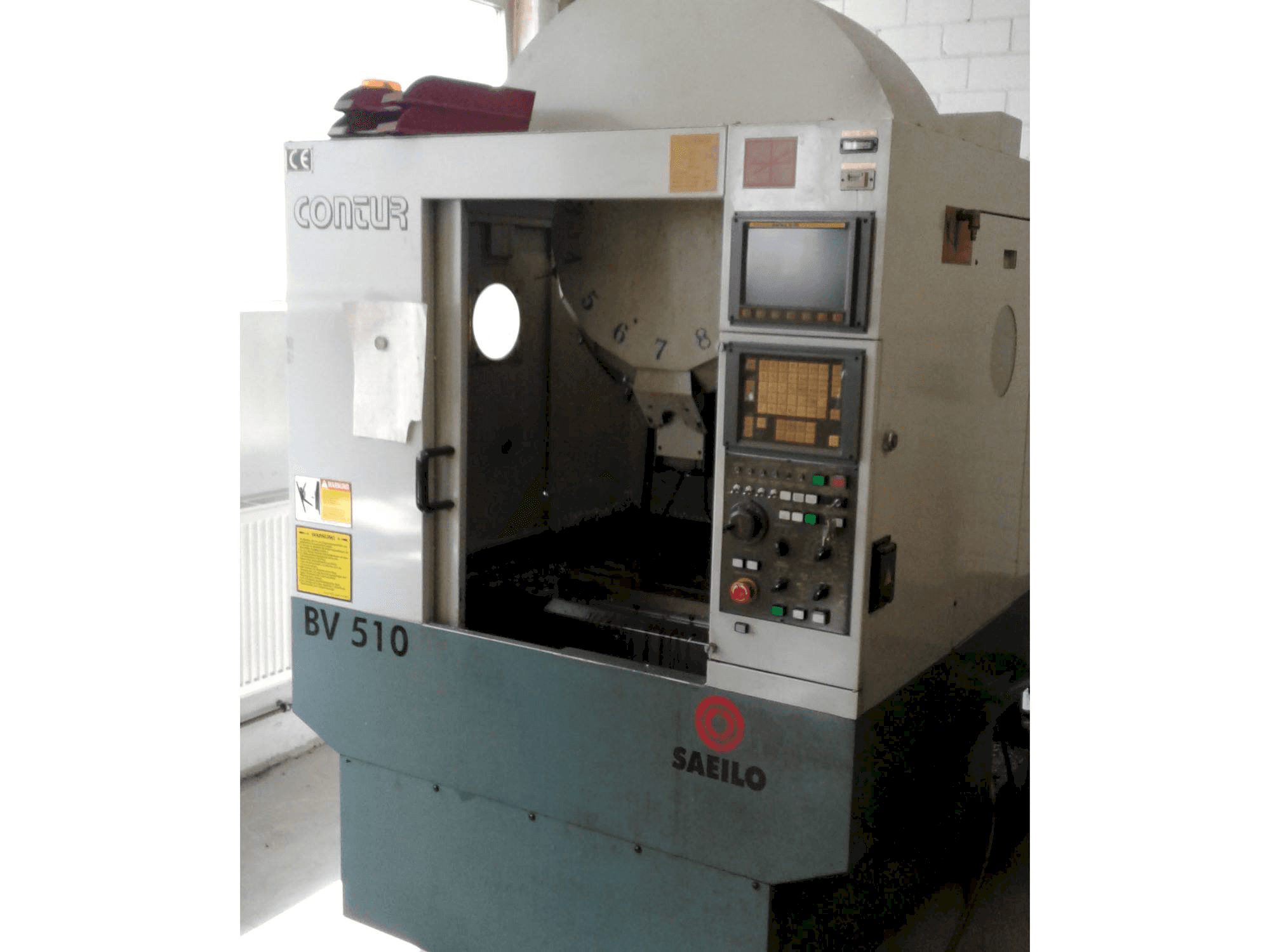 Saeilo BV 510 Mašinos vaizdas iš priekio