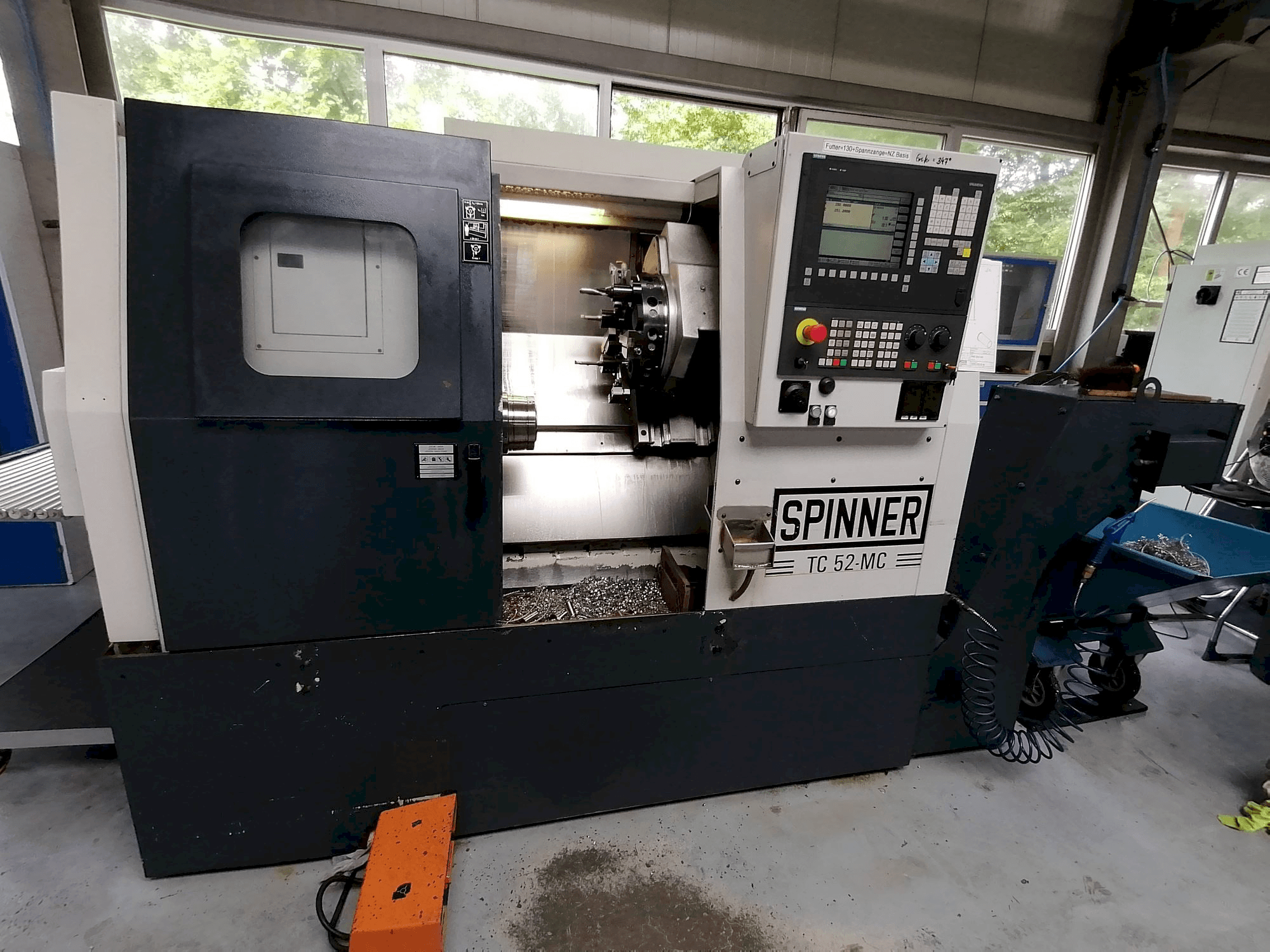 SPINNER TC 52-MC Mašinos vaizdas iš priekio
