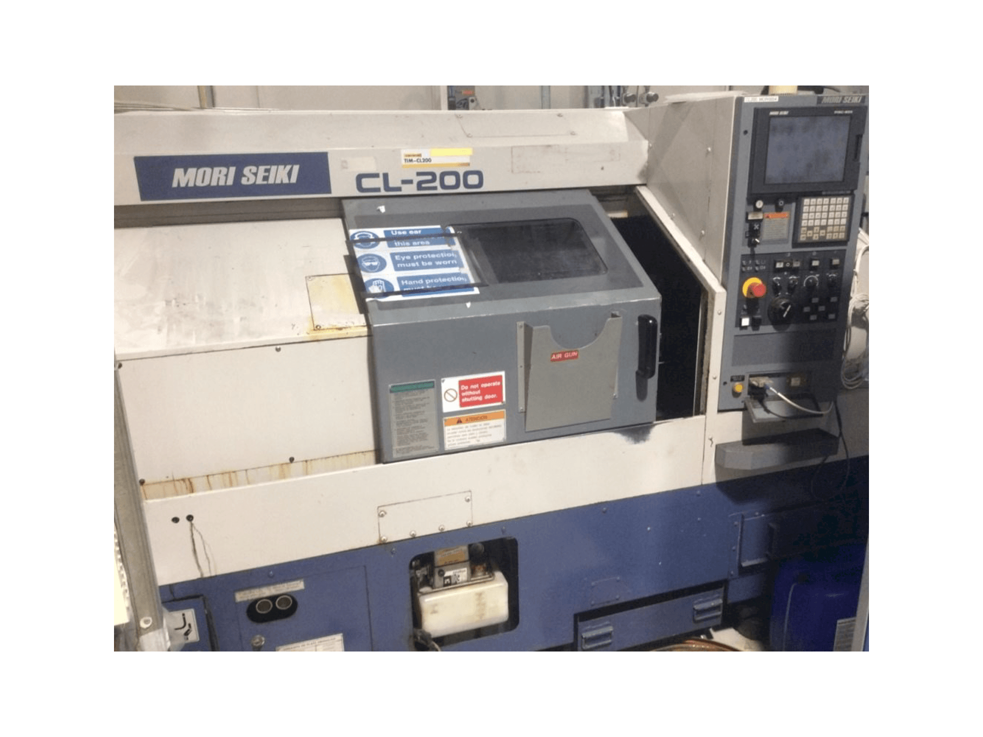 MORI SEIKI CL-200 Mašinos vaizdas iš priekio