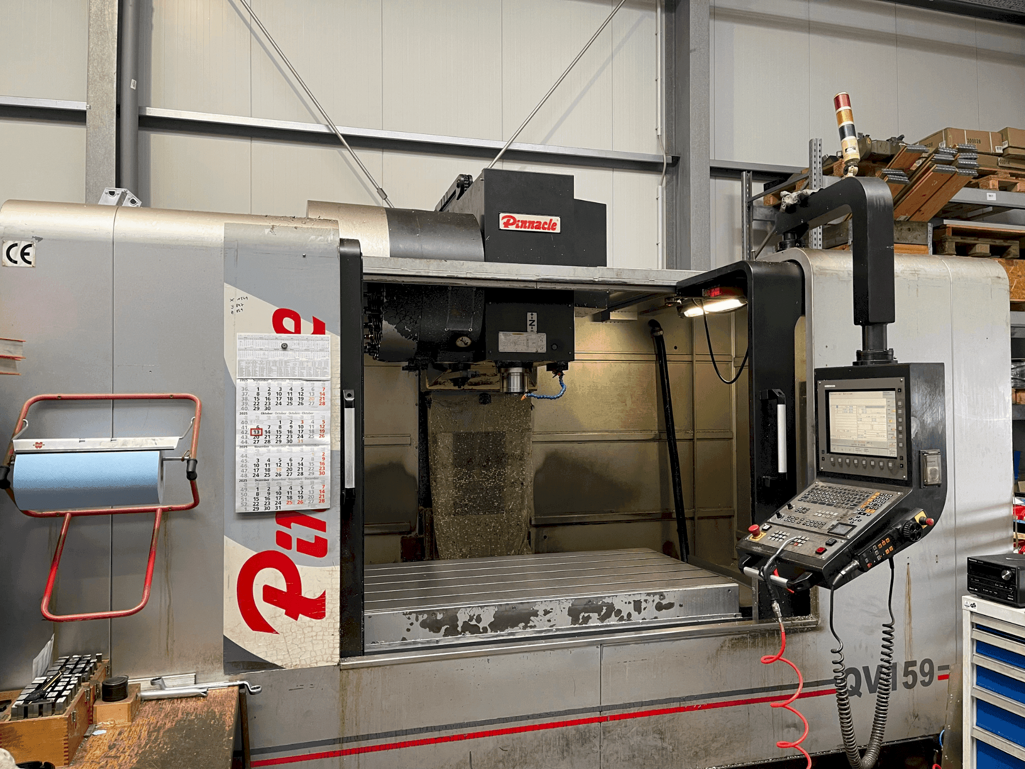 Pinnacle QV 159 Mašinos vaizdas iš priekio