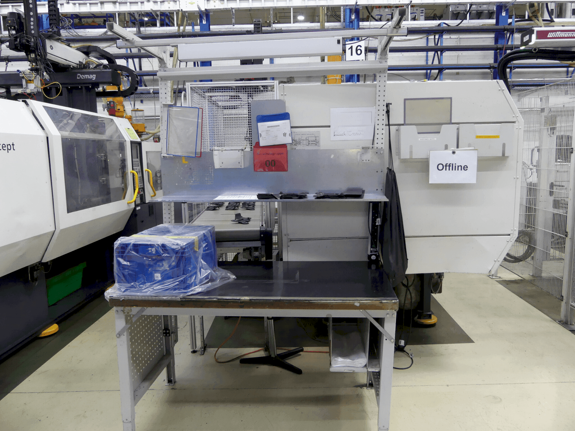 DEMAG Ergo-Tech 250-1450 Mašinos vaizdas iš priekio