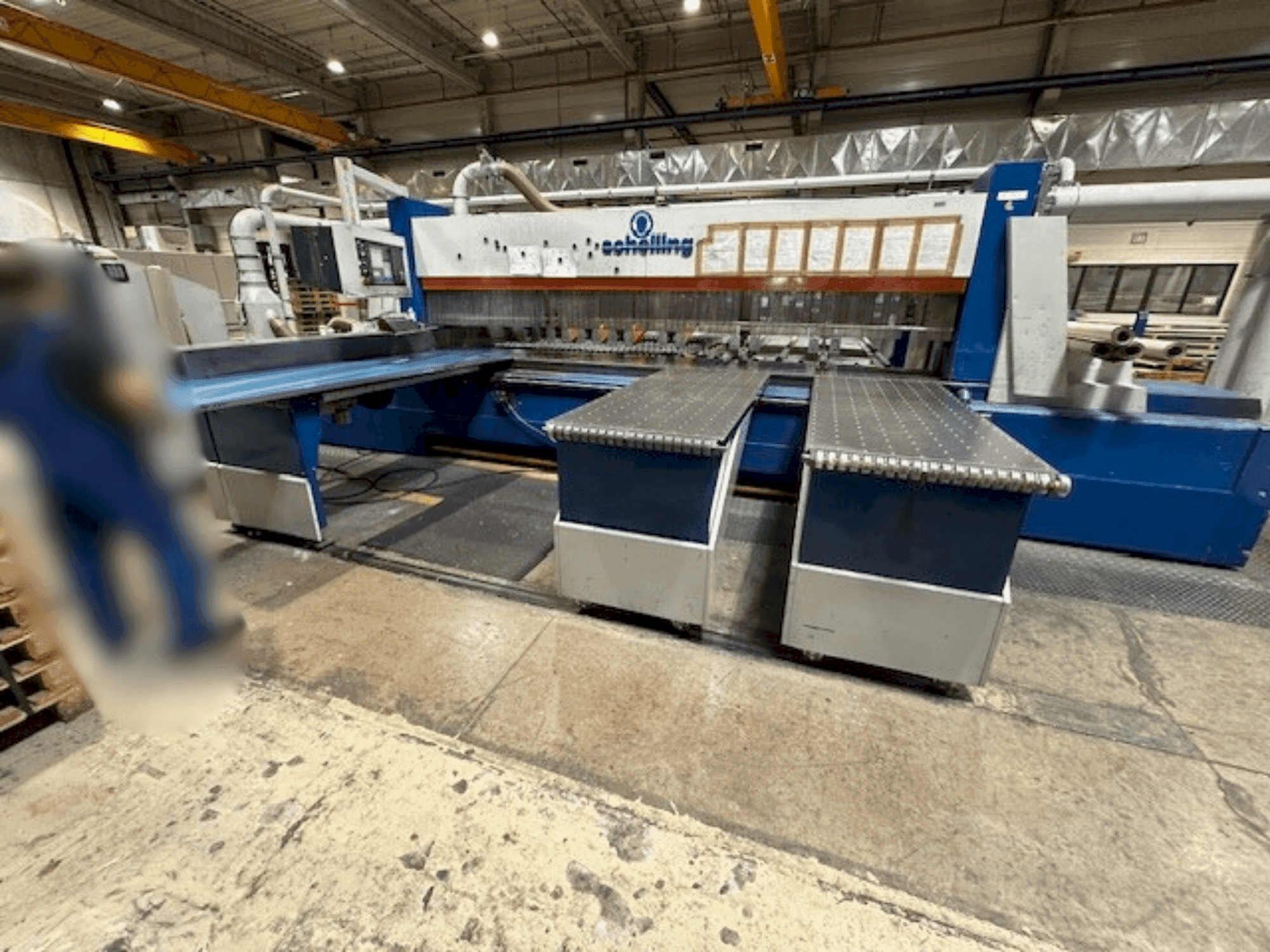 SCHELLING FSM-430 Mašinos vaizdas iš priekio