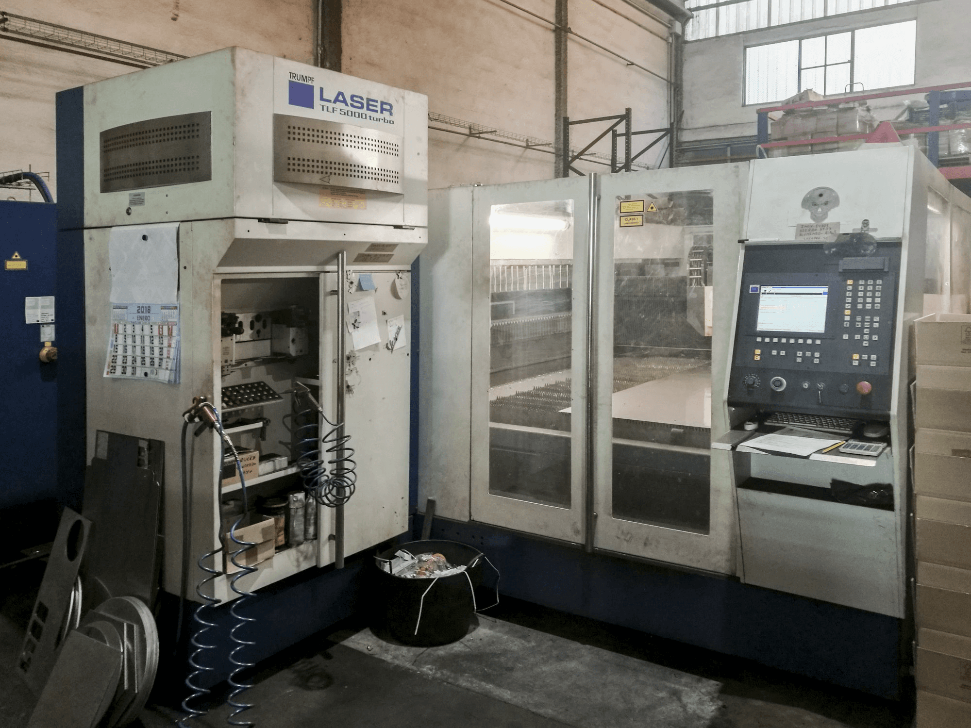 Trumpf Trumatic L3050 Mašinos vaizdas iš priekio