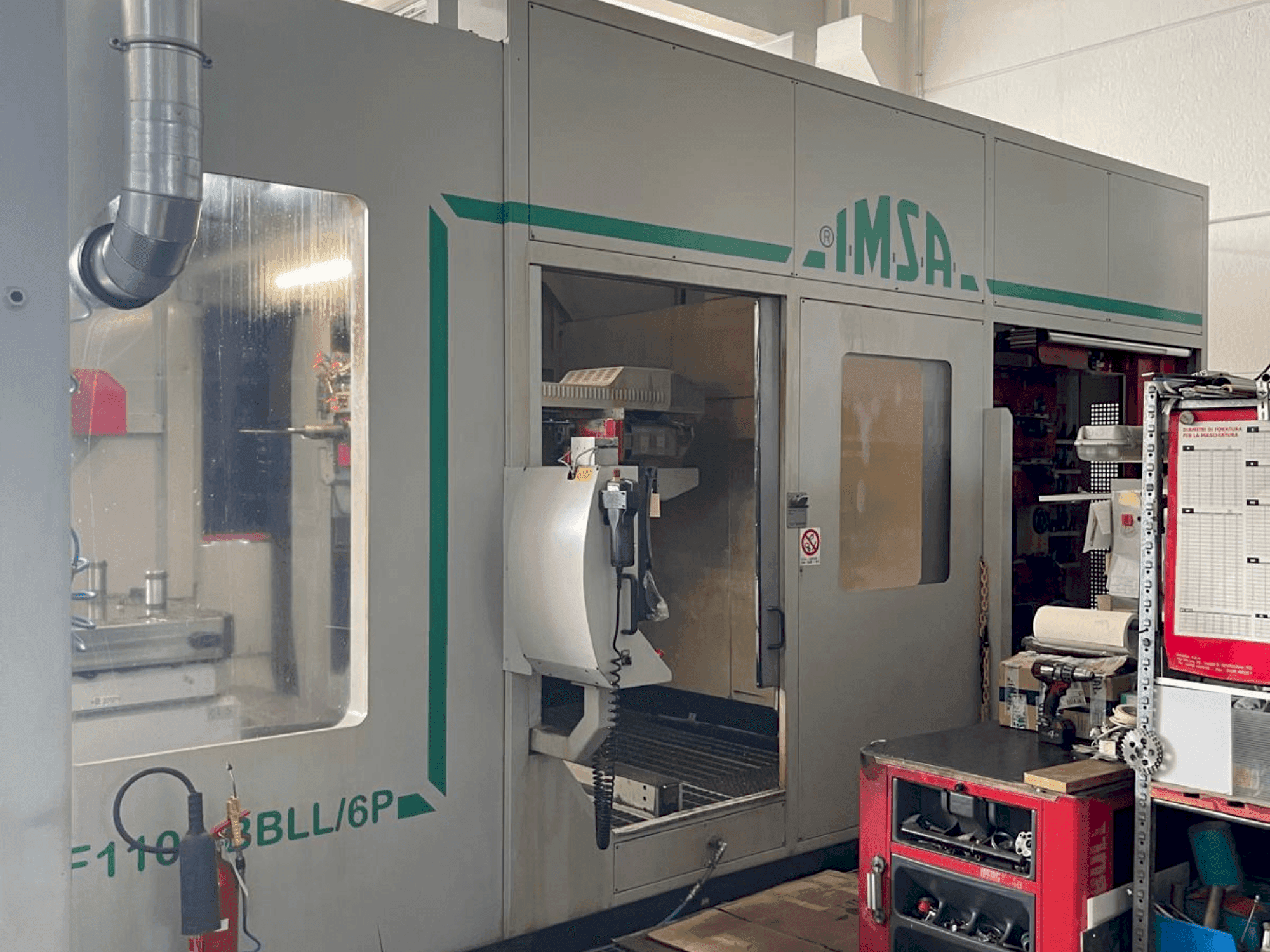 IMSA TIPO MF1100BBLL 6P Mašinos vaizdas iš priekio