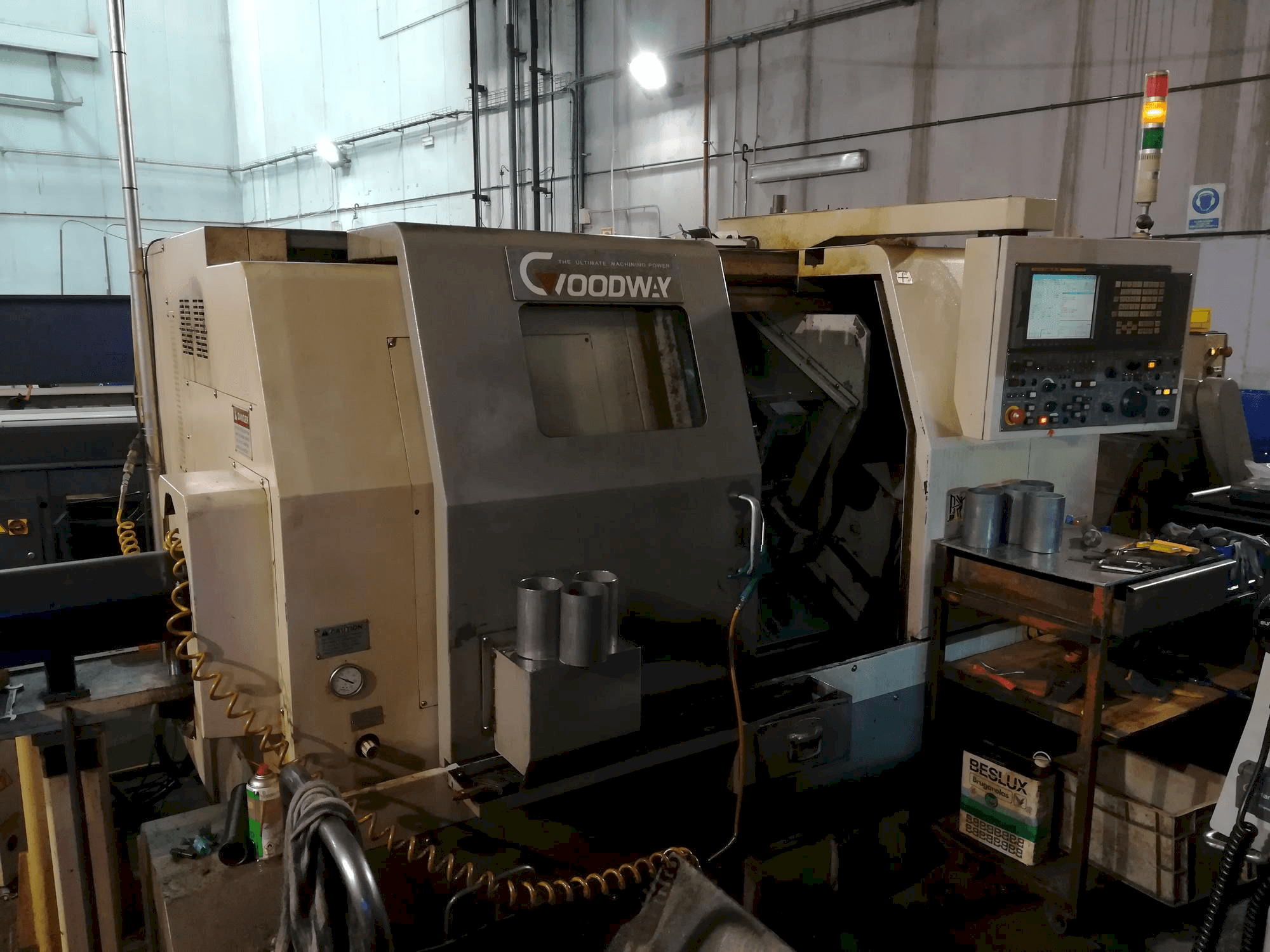 Goodway GS 200 Mašinos vaizdas iš priekio