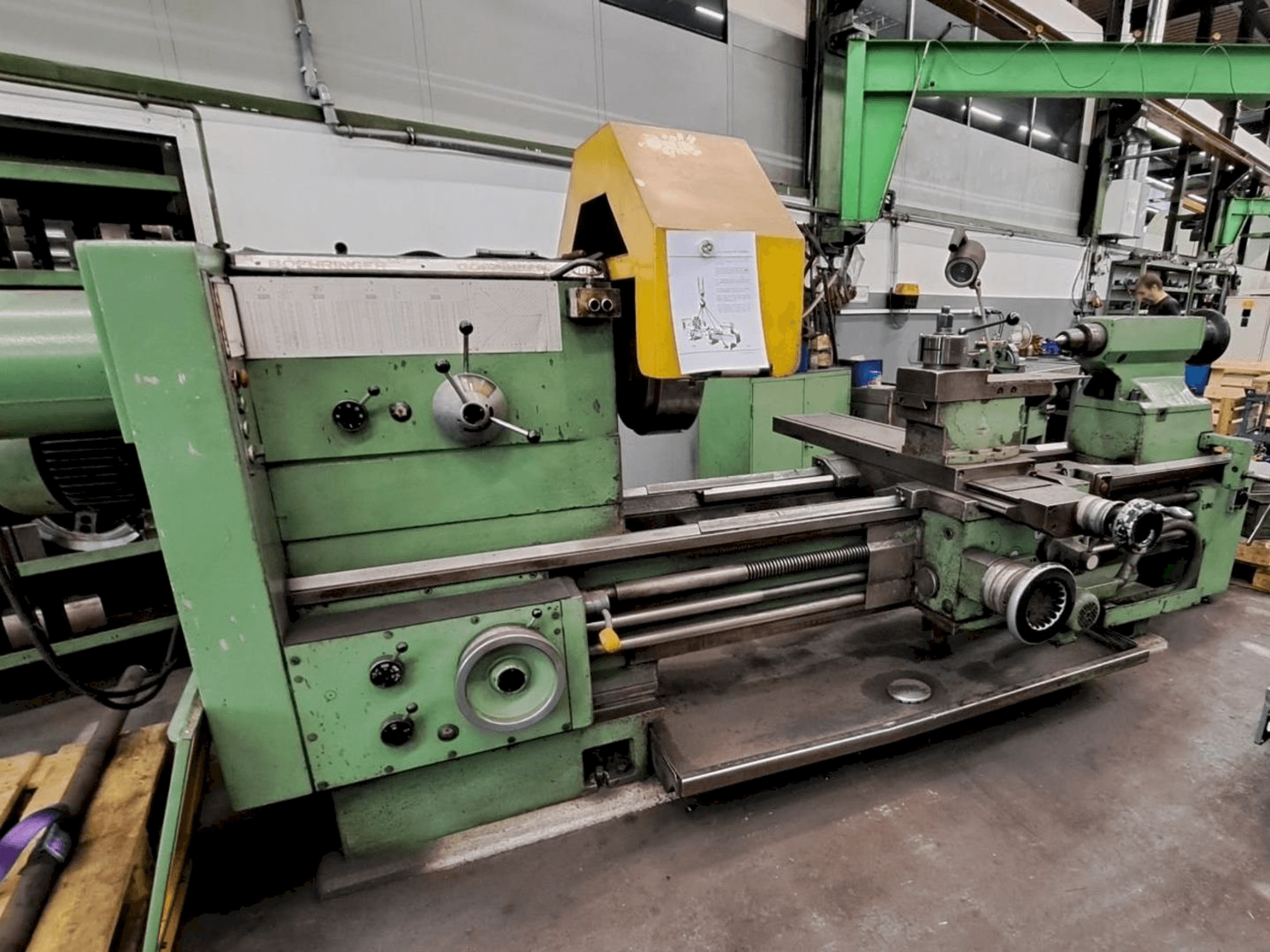 BOEHRINGER VDF V 800 Mašinos vaizdas iš priekio