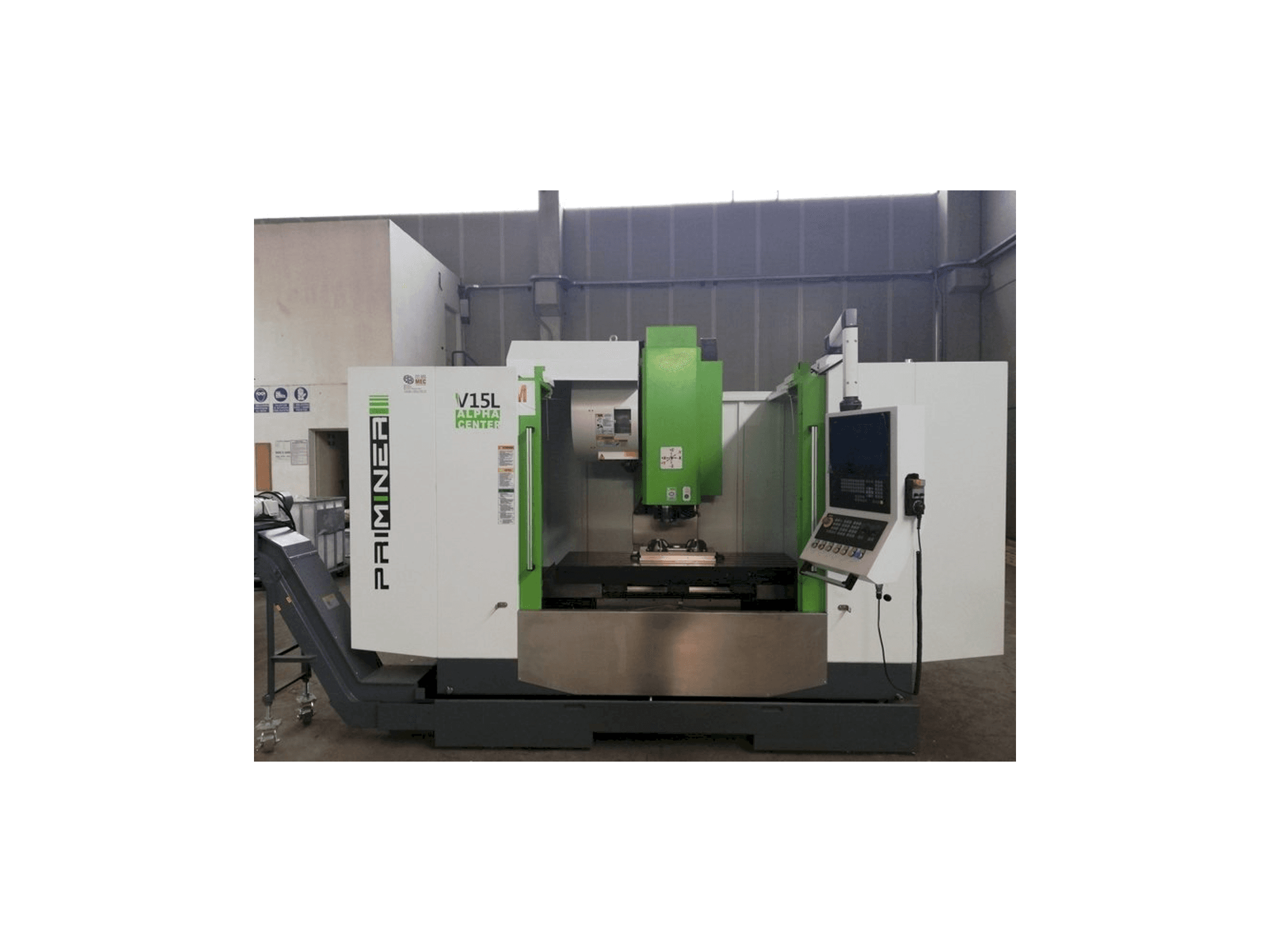 Priminer V 15L Mašinos vaizdas iš priekio