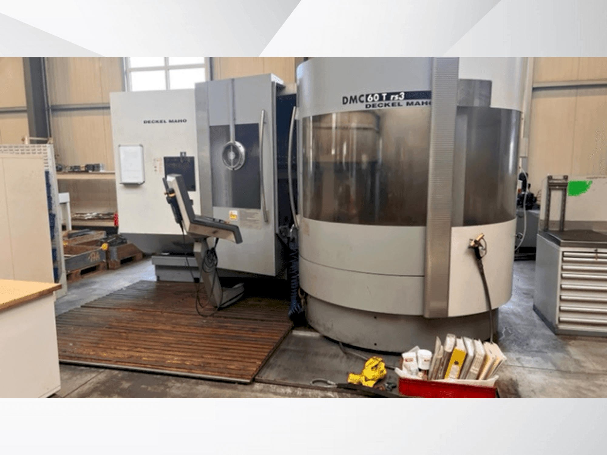 DMG DMC 60 T rs3 Mašinos vaizdas iš priekio