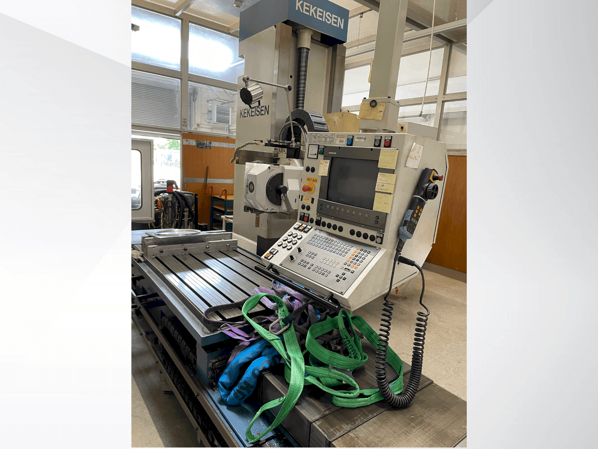 Kekeisen UBF 1600/15 Mašinos vaizdas iš priekio