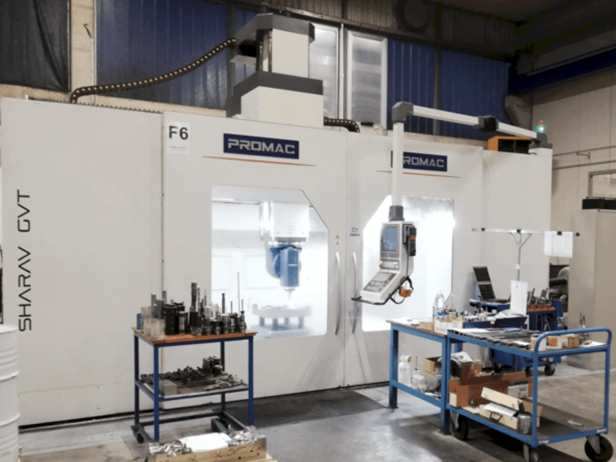 PROMAC SHARAV GTV 3.5 Mašinos vaizdas iš priekio