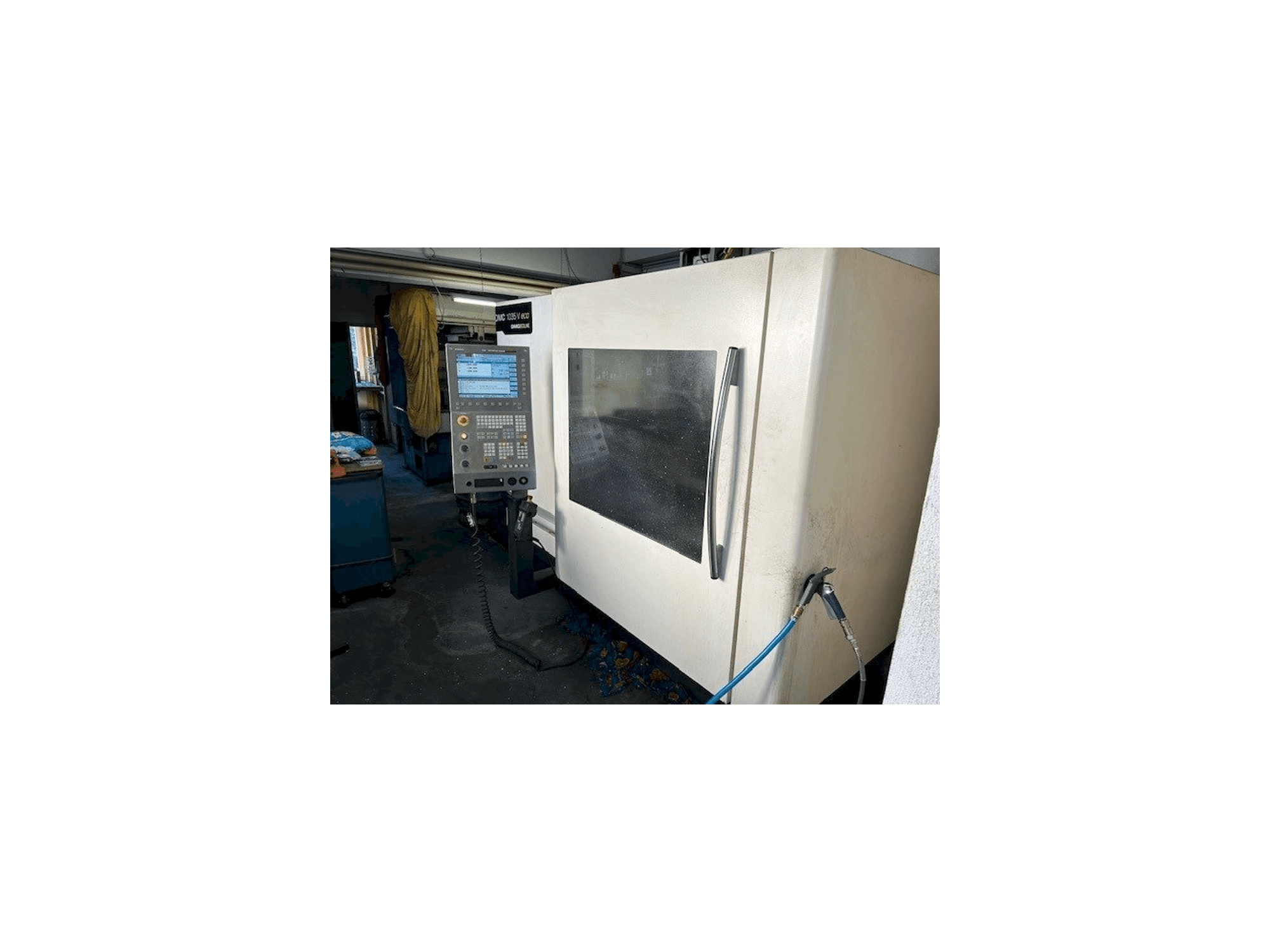 DMG 1035 Evo Mašinos vaizdas iš priekio