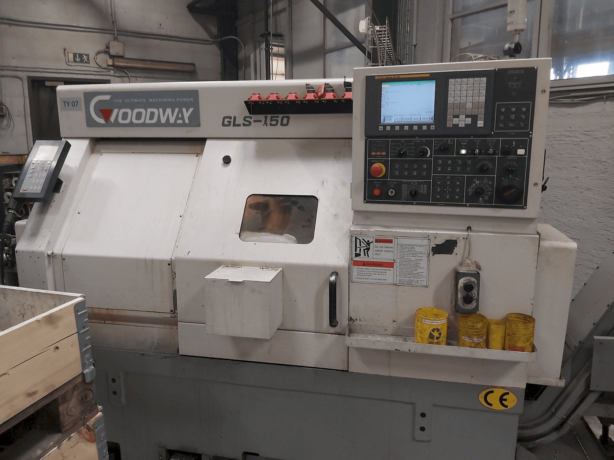 Goodway GLS-150 Mašinos vaizdas iš priekio