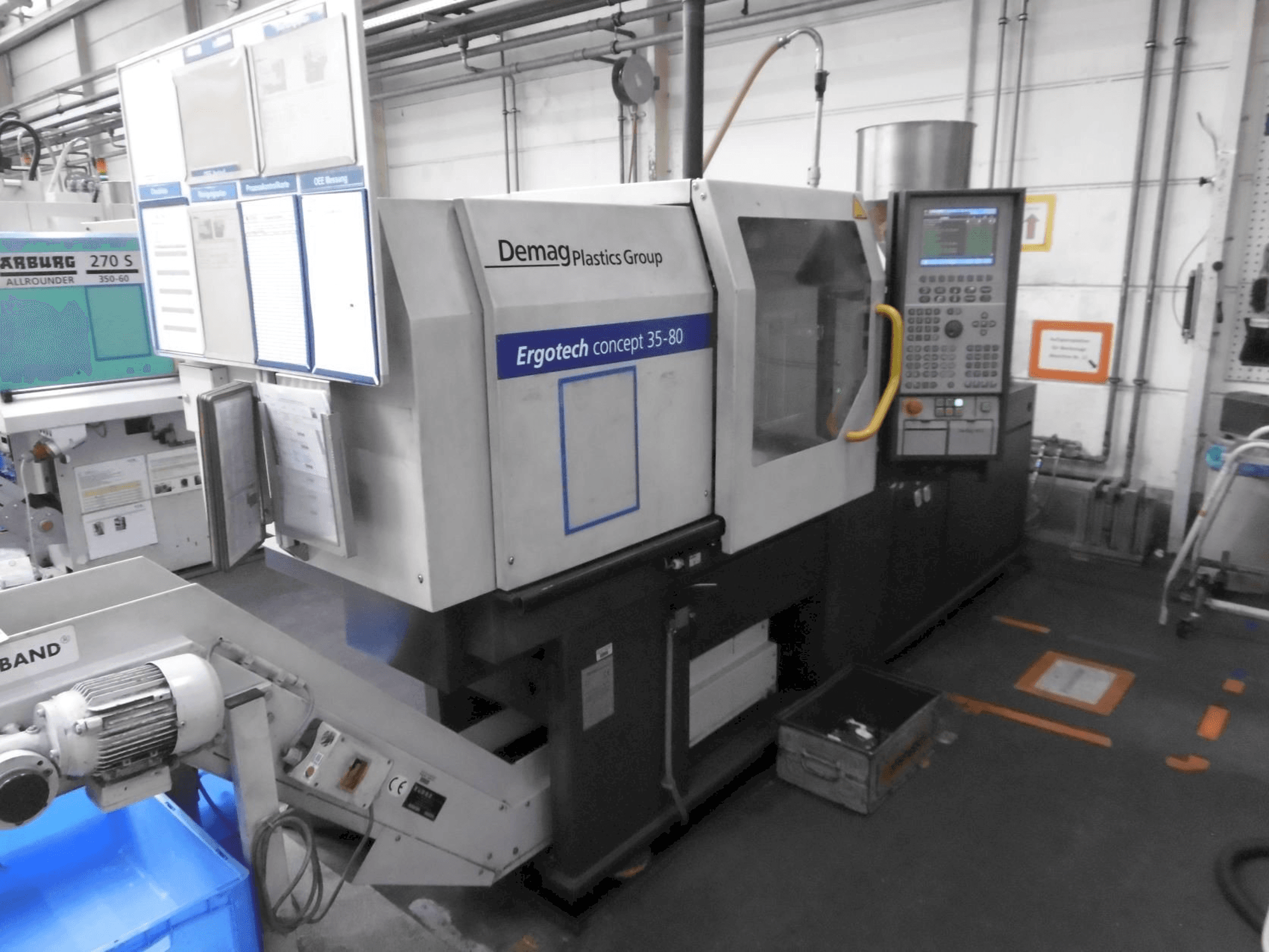 DEMAG Ergotech Concept 35 - 280 - 80 Mašinos vaizdas iš priekio