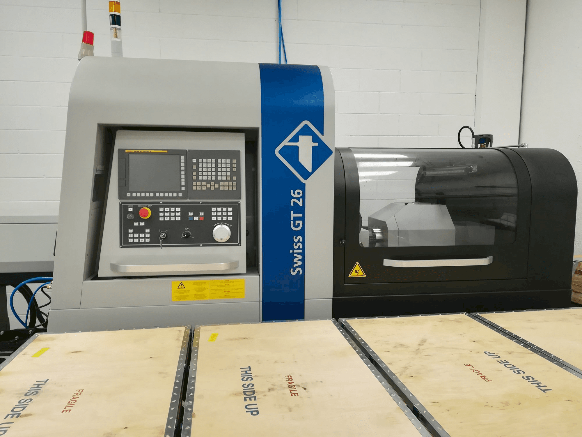 Swiss GT 26 Mašinos vaizdas iš priekio