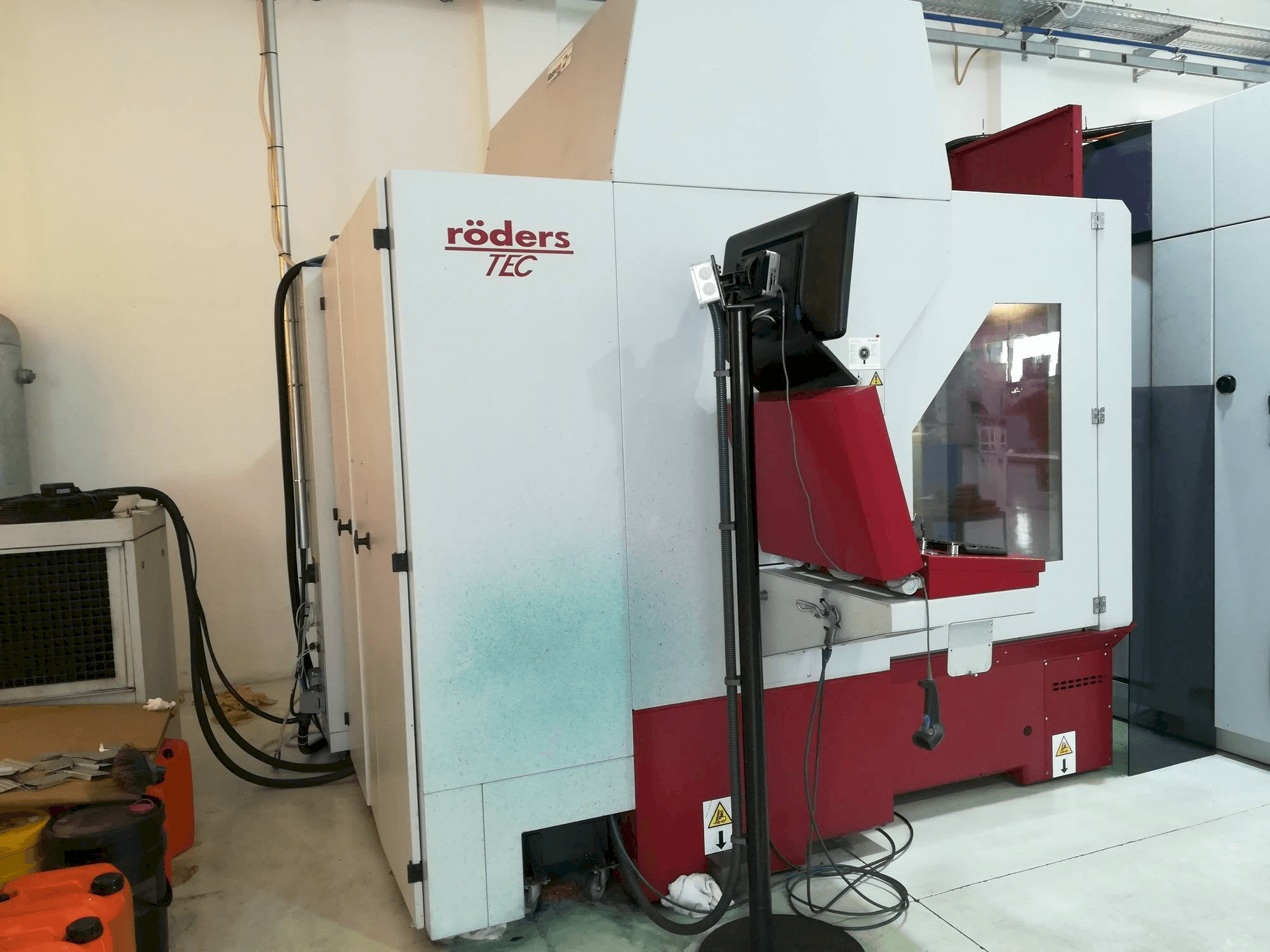 Röders RXP 801 Mašinos vaizdas iš priekio